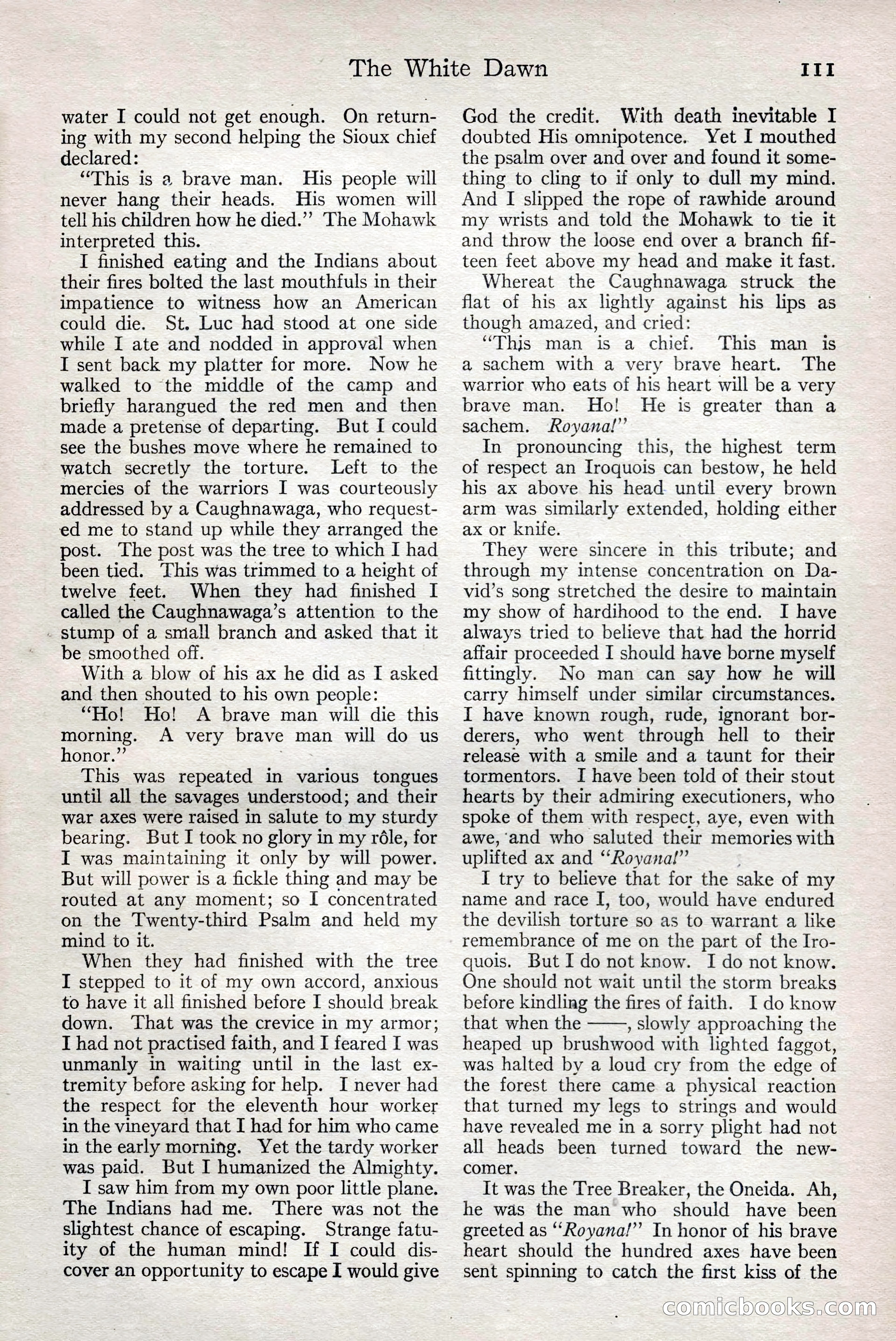 Adventure Magazine, February 28, 1922 — page 121 of 204