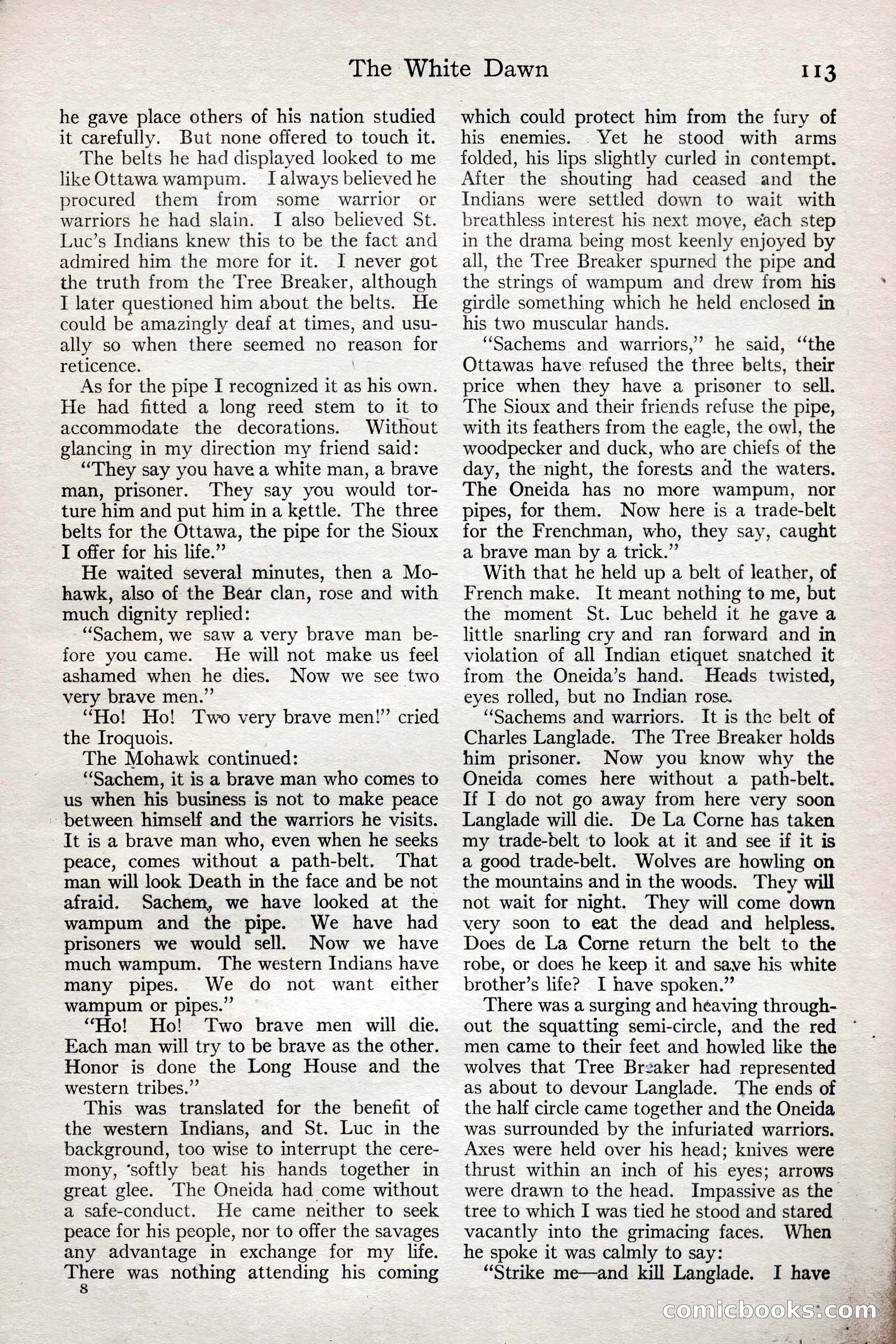 Adventure Magazine, February 28, 1922 — page 123 of 204