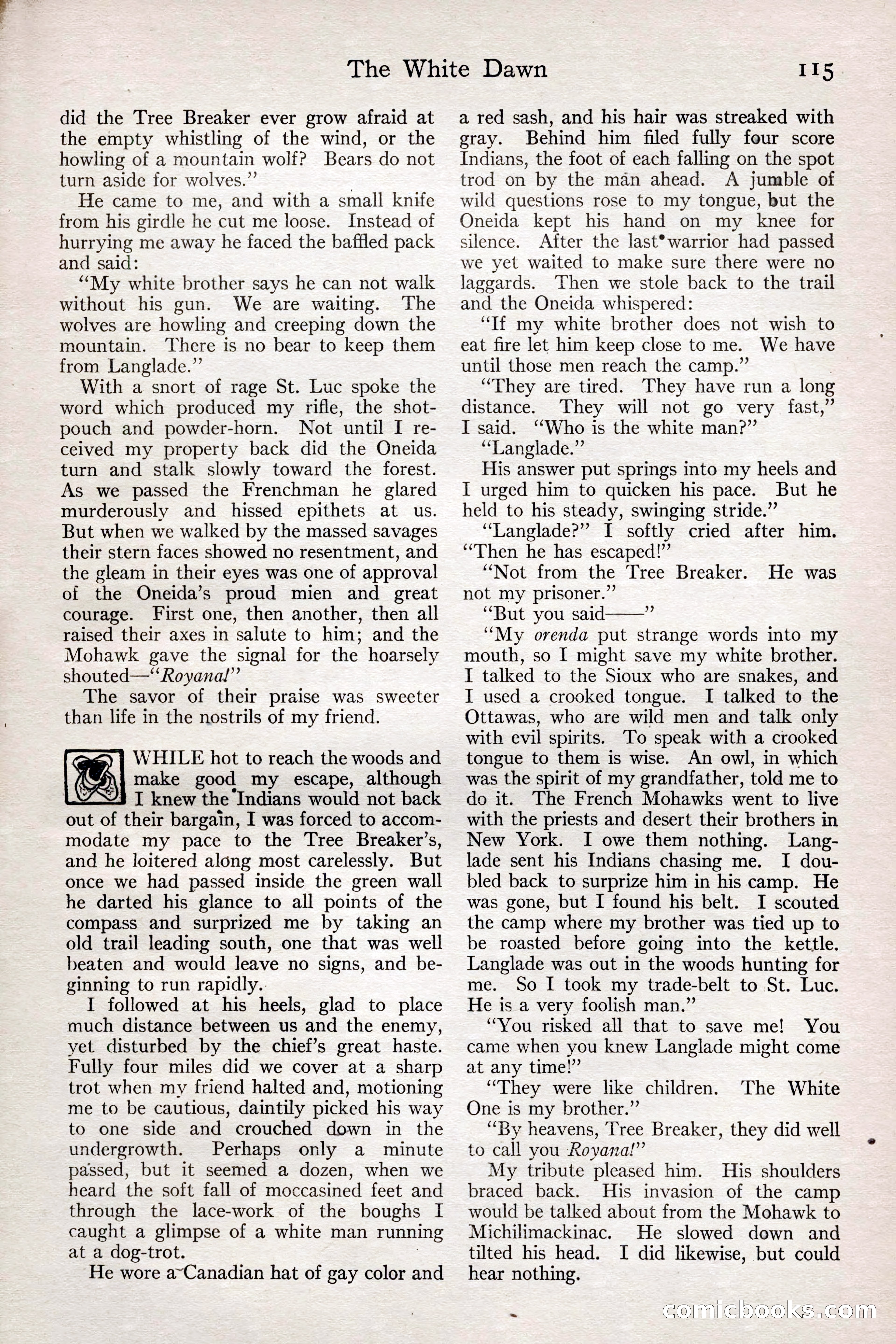 Adventure Magazine, February 28, 1922 — page 125 of 204