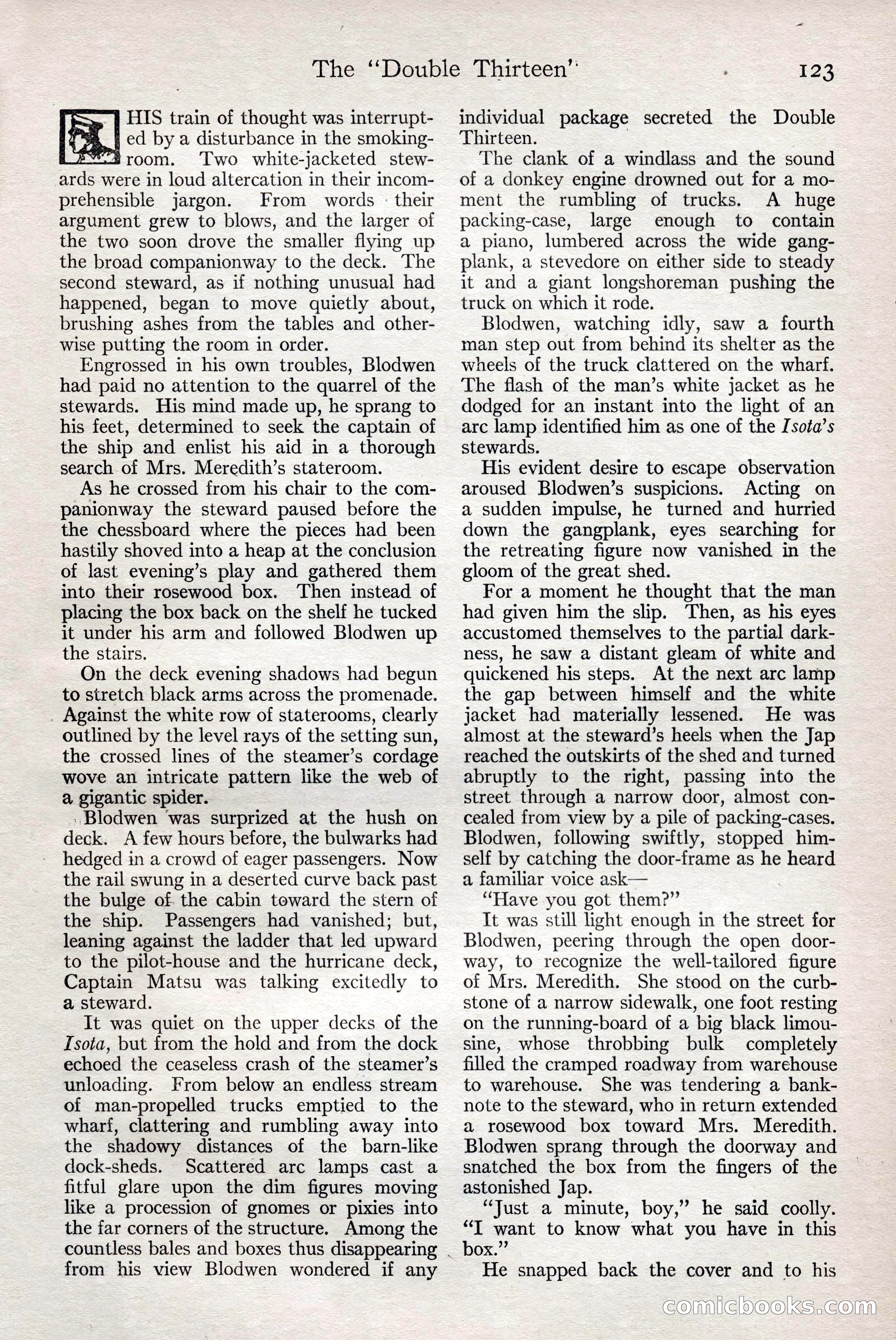 Adventure Magazine, February 28, 1922 — page 133 of 204