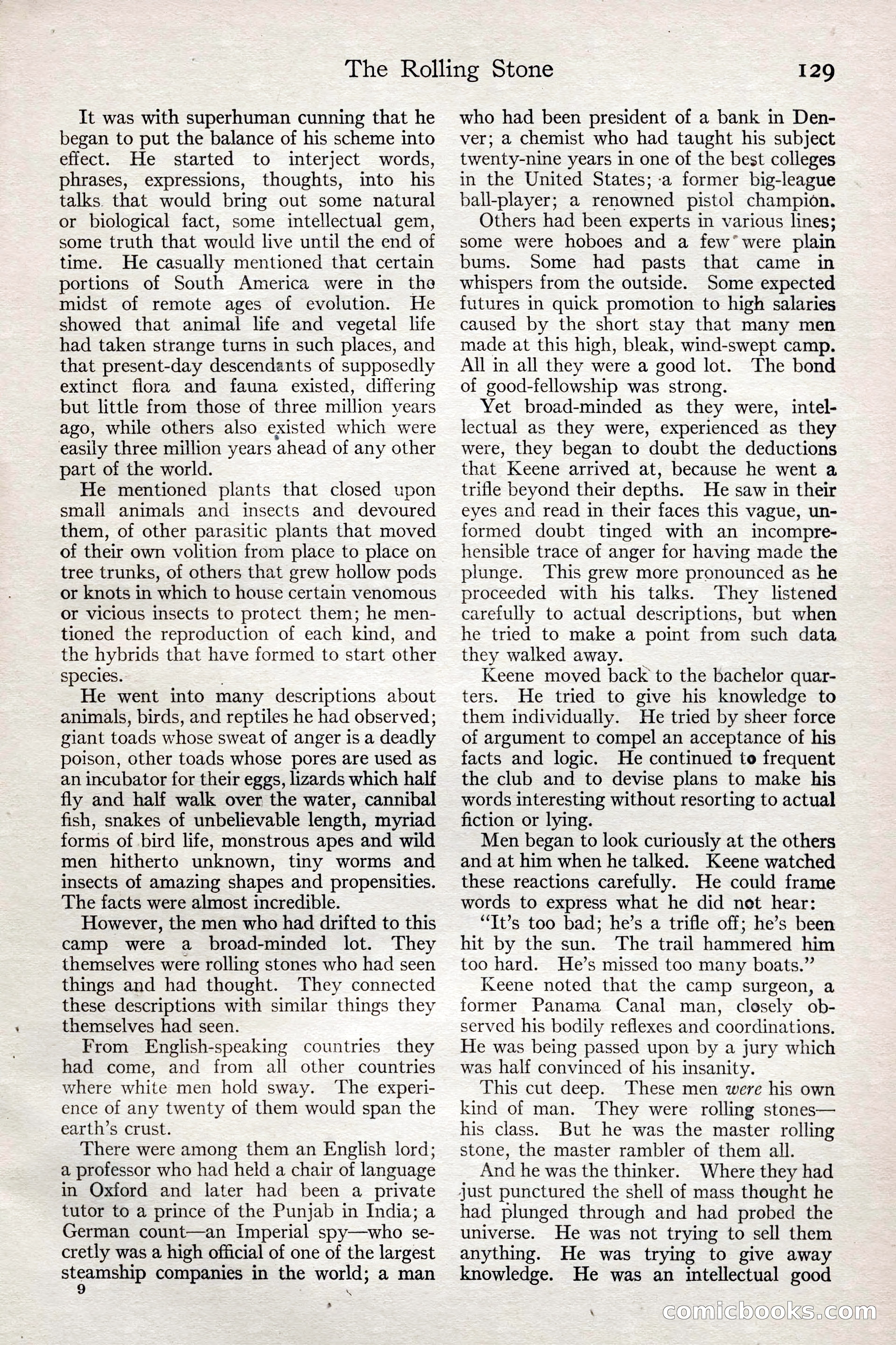 Adventure Magazine, February 28, 1922 — page 139 of 204