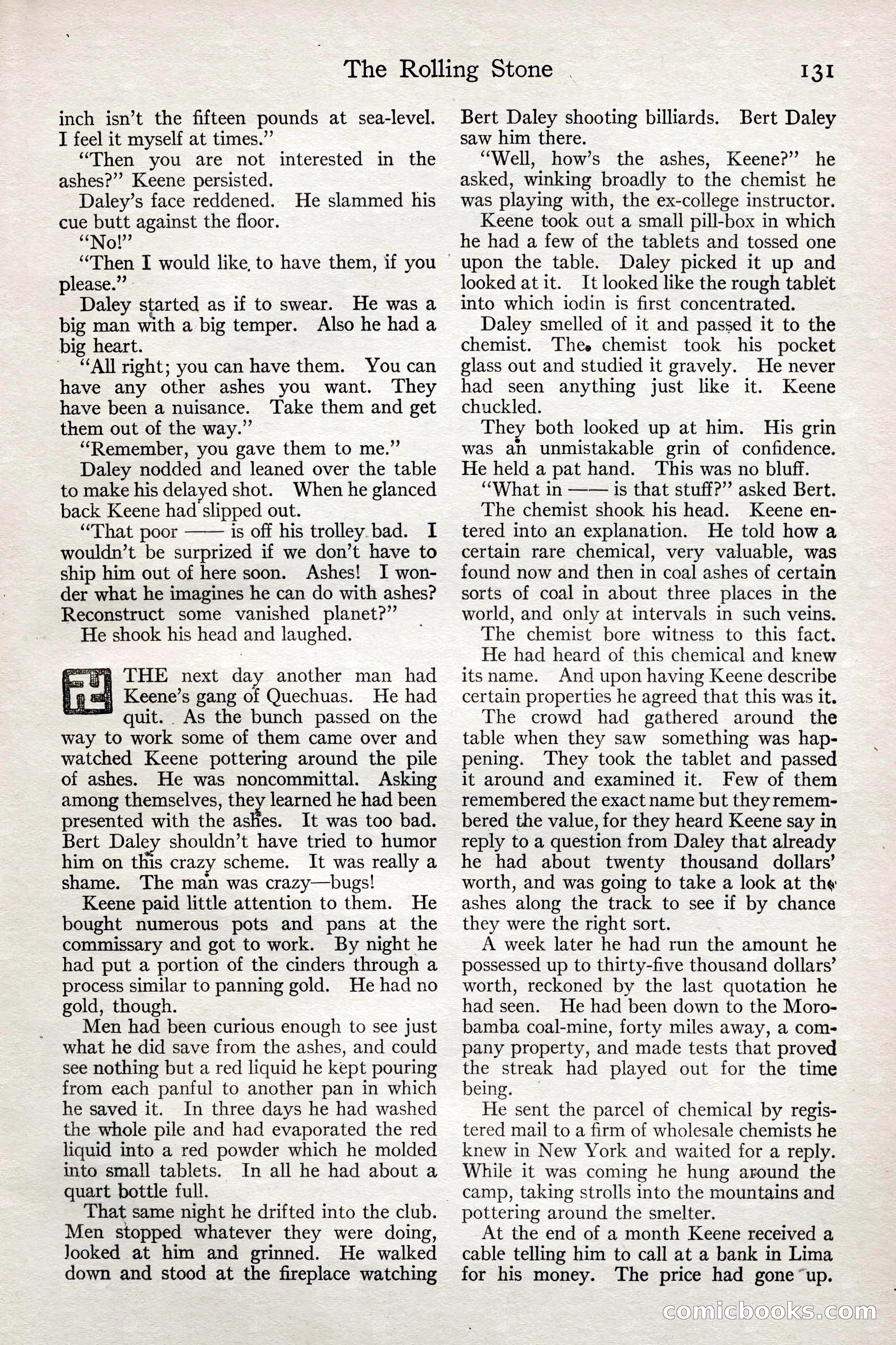 Adventure Magazine, February 28, 1922 — page 141 of 204