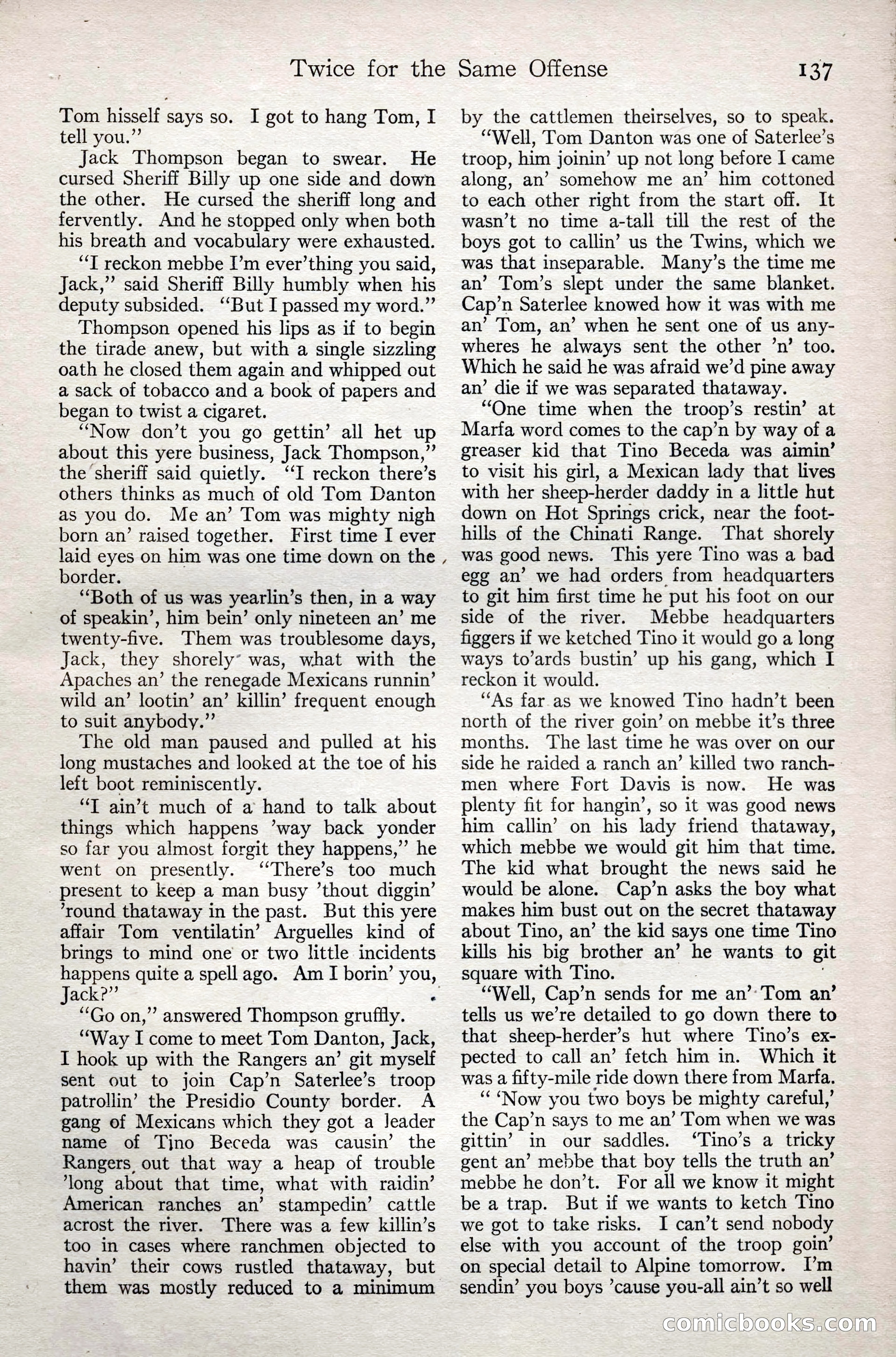 Adventure Magazine, February 28, 1922 — page 147 of 204