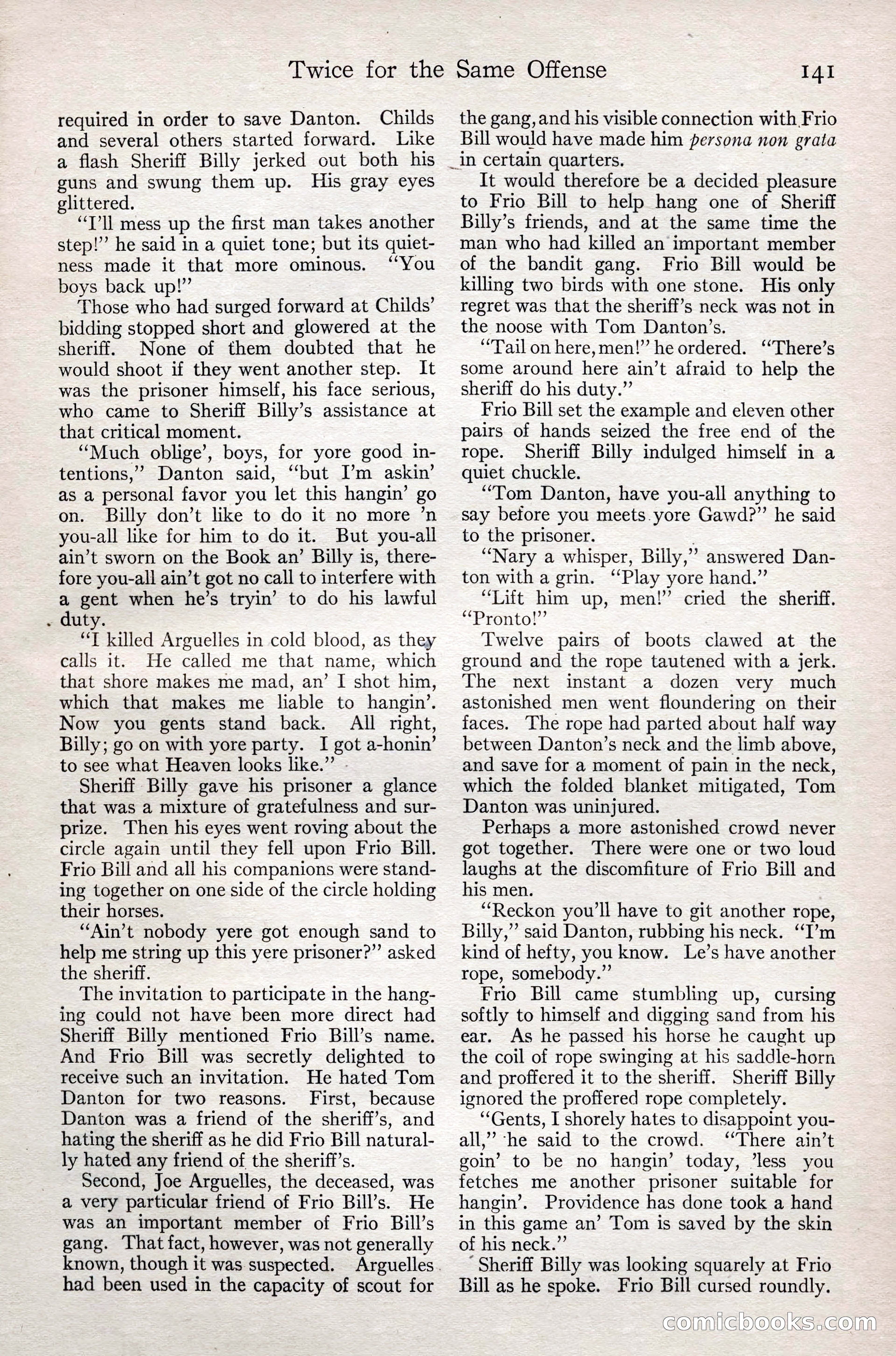 Adventure Magazine, February 28, 1922 — page 151 of 204
