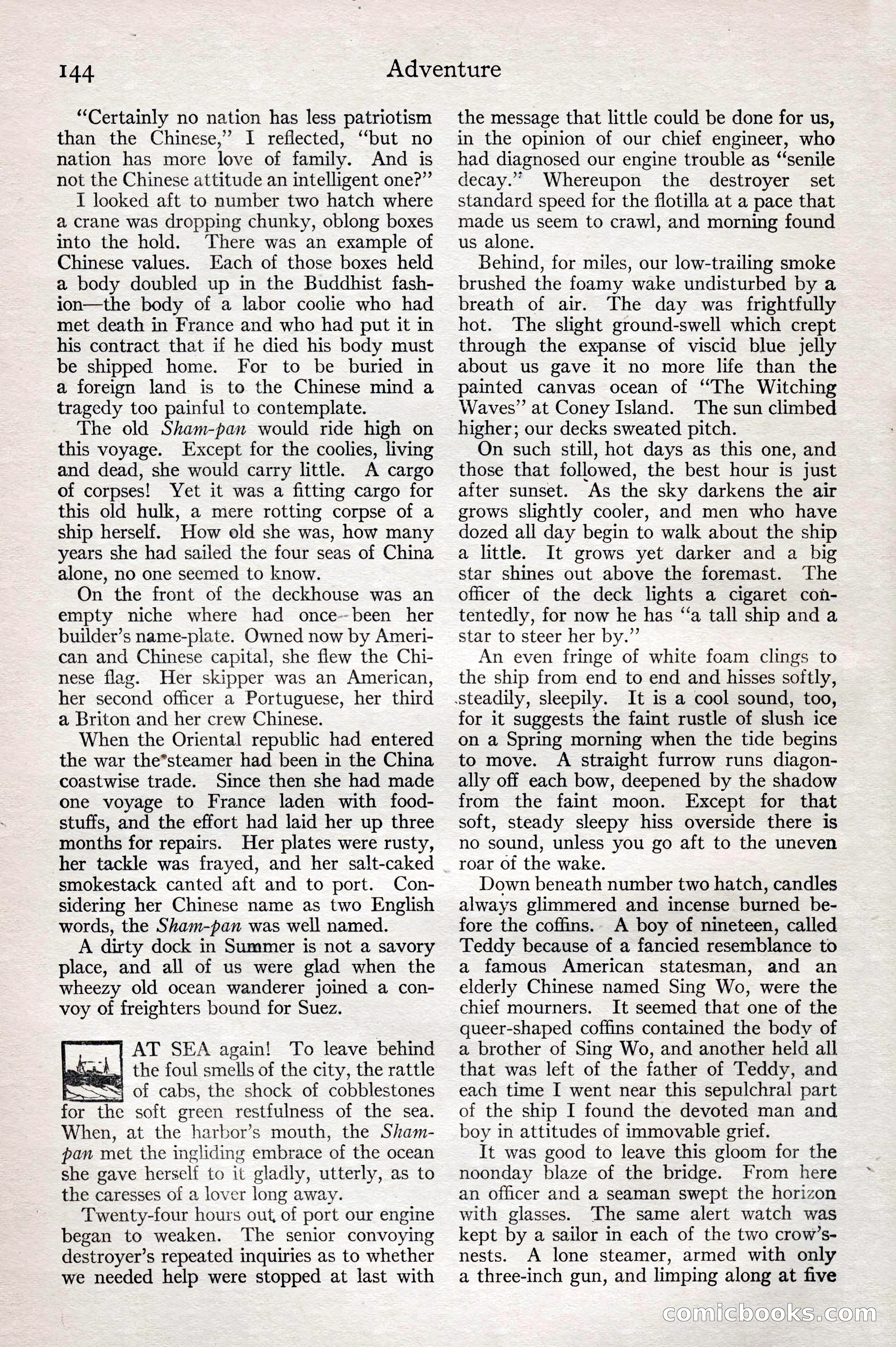 Adventure Magazine, February 28, 1922 — page 154 of 204