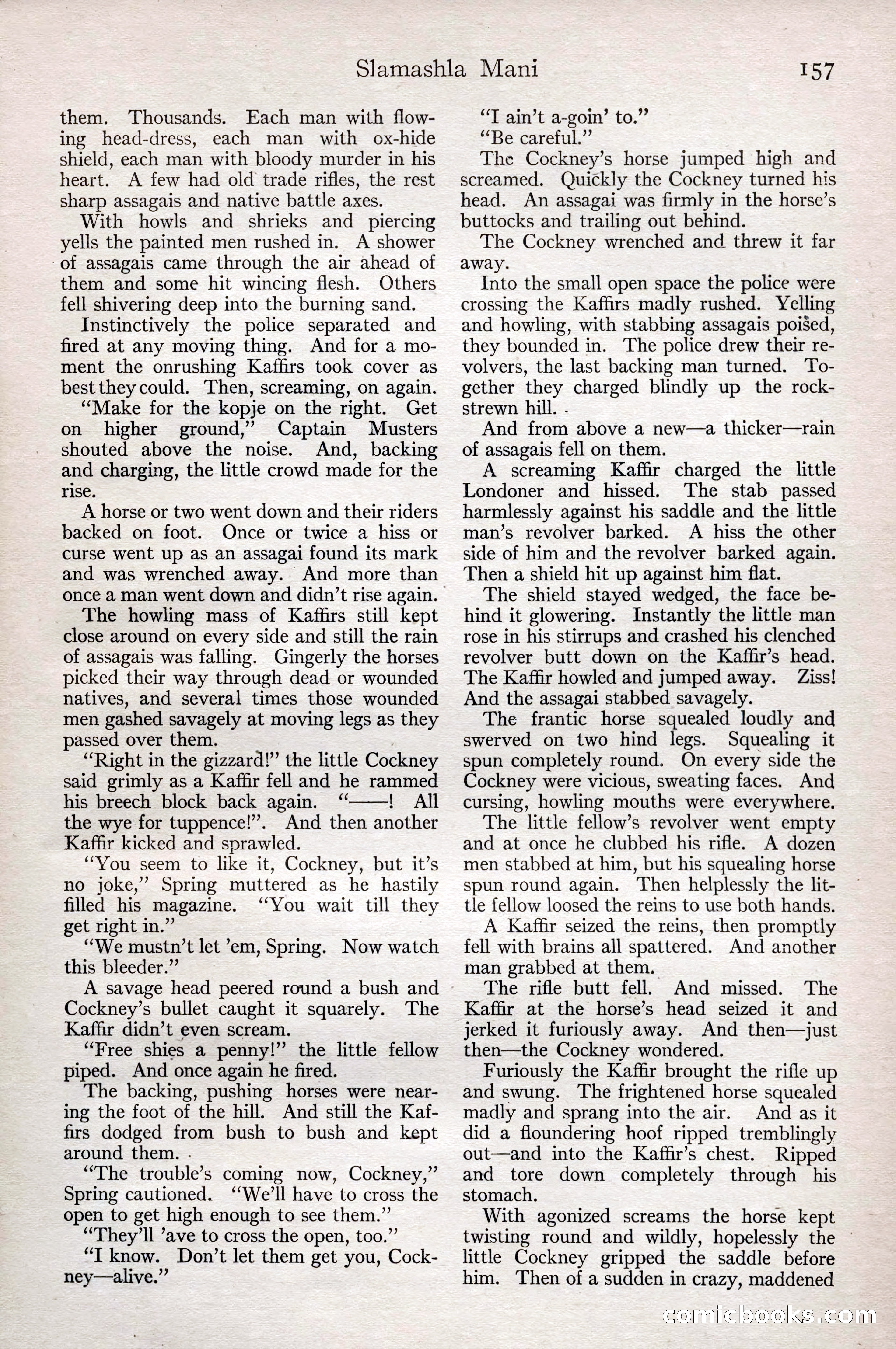 Adventure Magazine, February 28, 1922 — page 167 of 204
