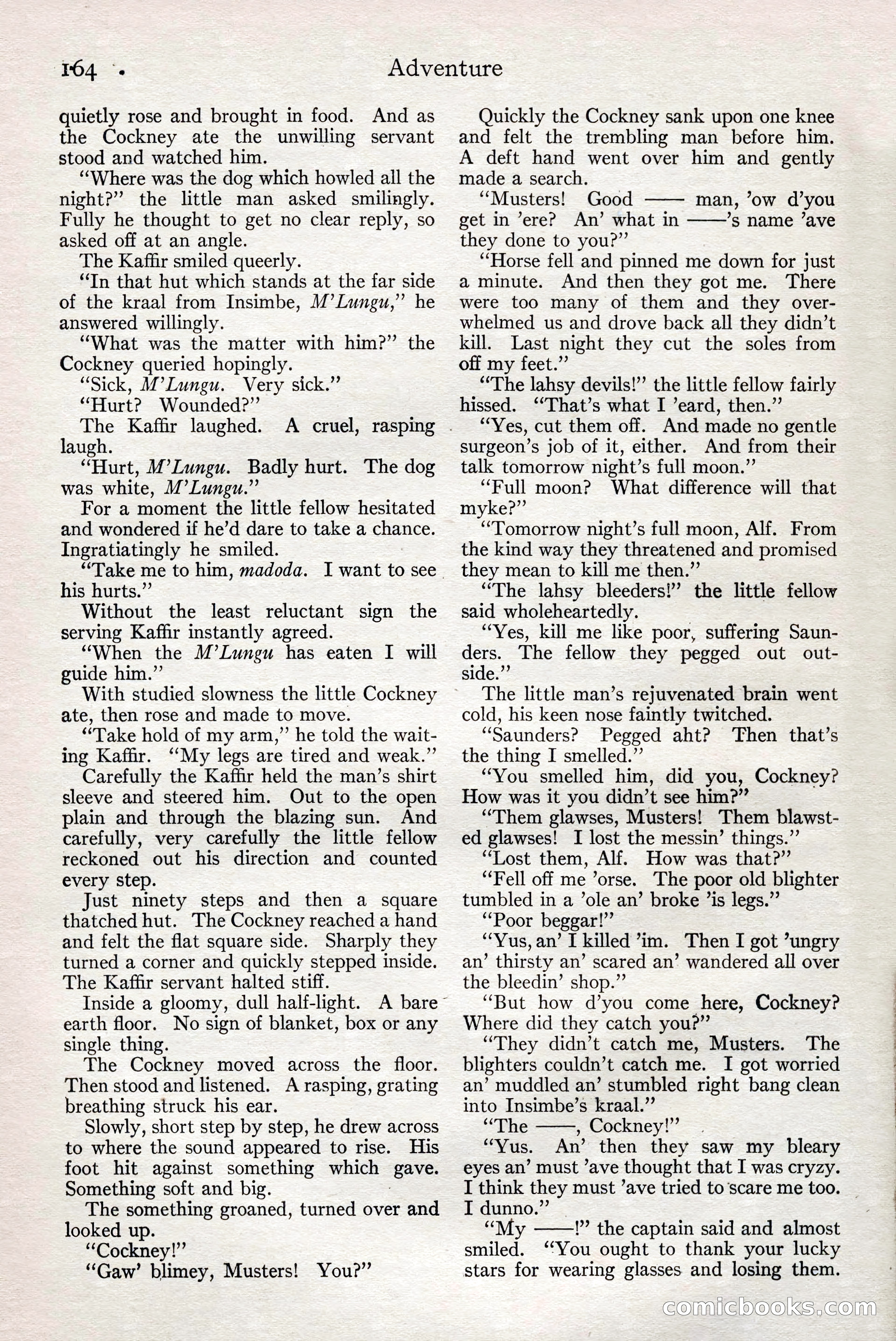Adventure Magazine, February 28, 1922 — page 174 of 204
