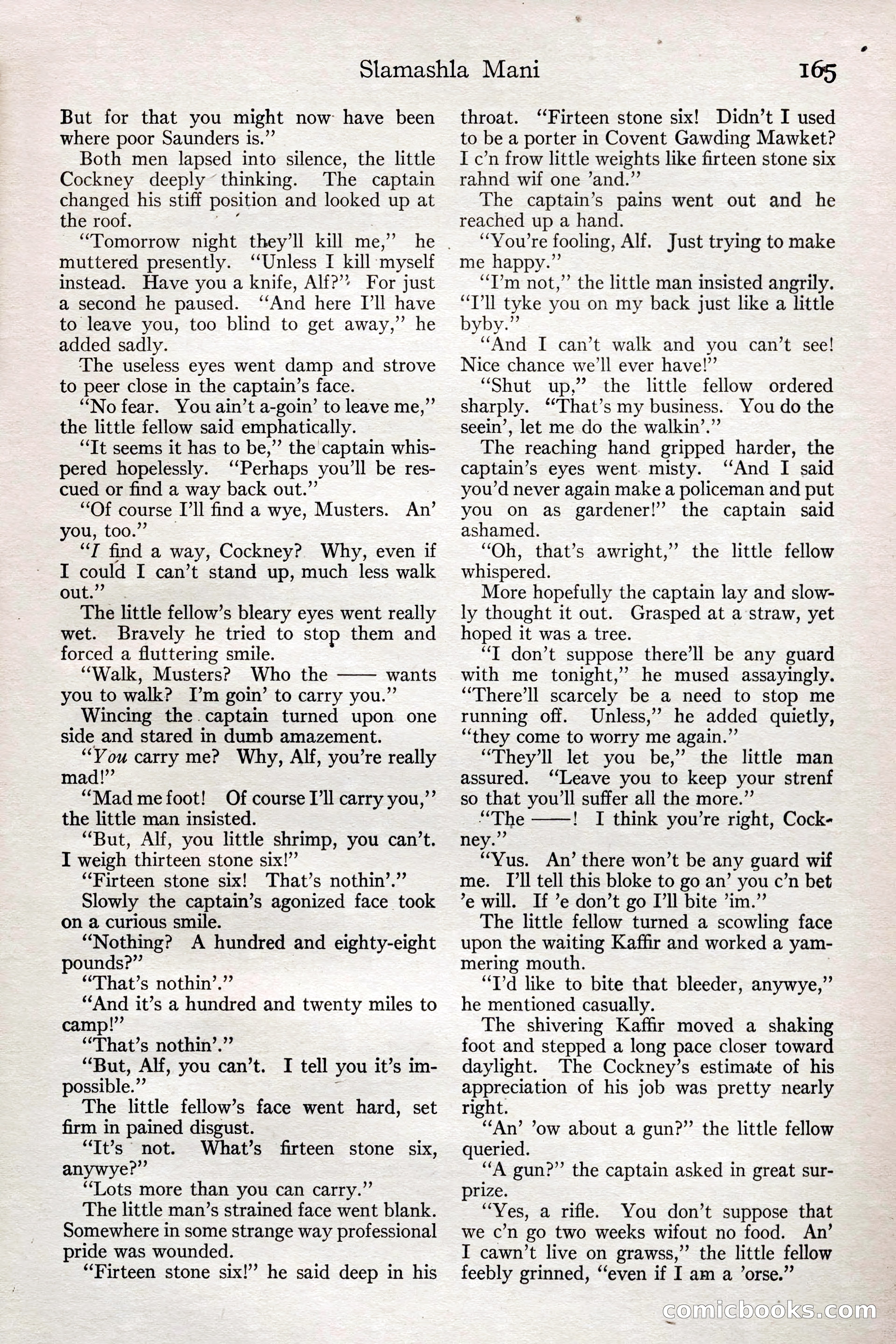 Adventure Magazine, February 28, 1922 — page 175 of 204