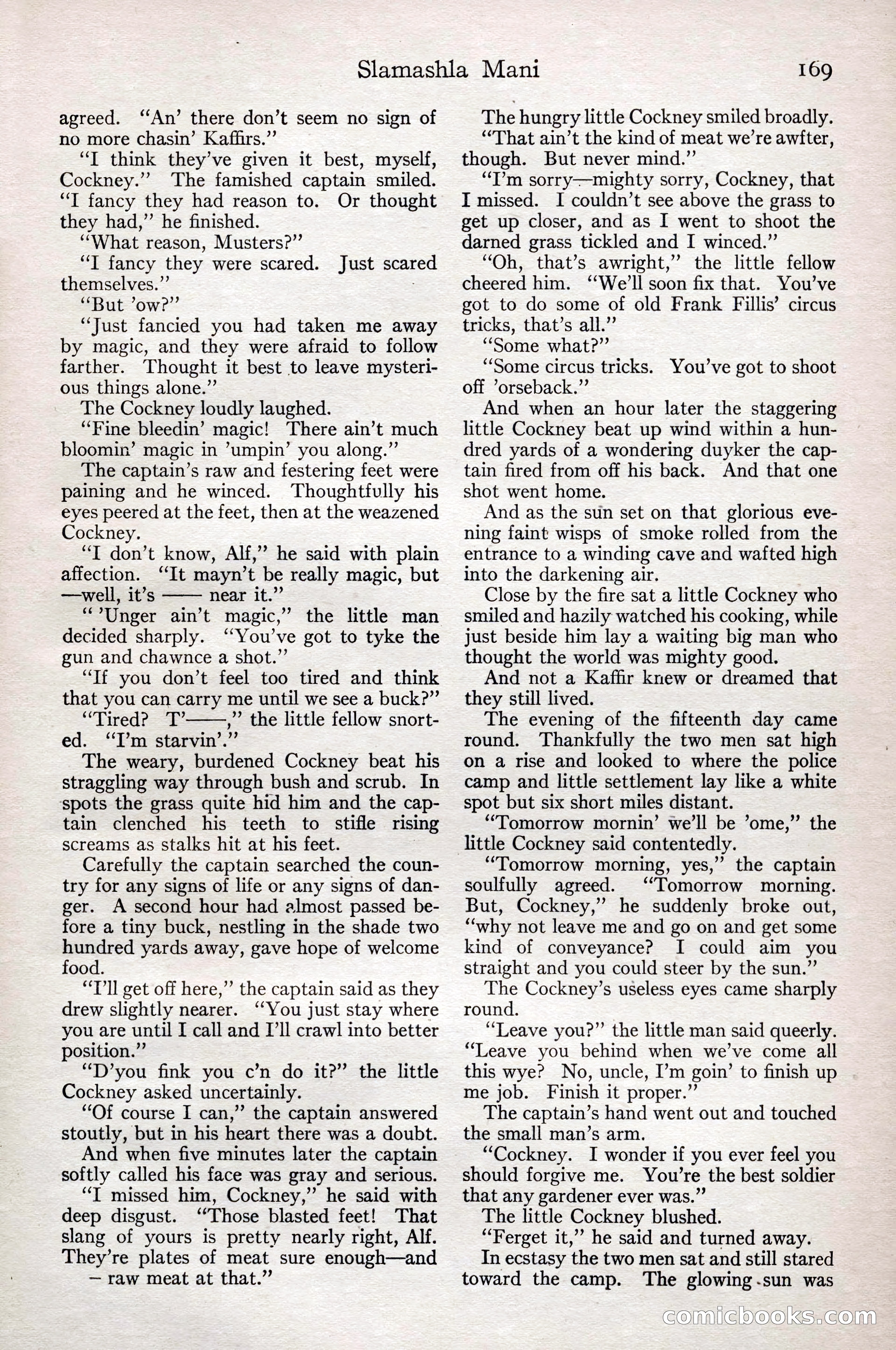 Adventure Magazine, February 28, 1922 — page 179 of 204