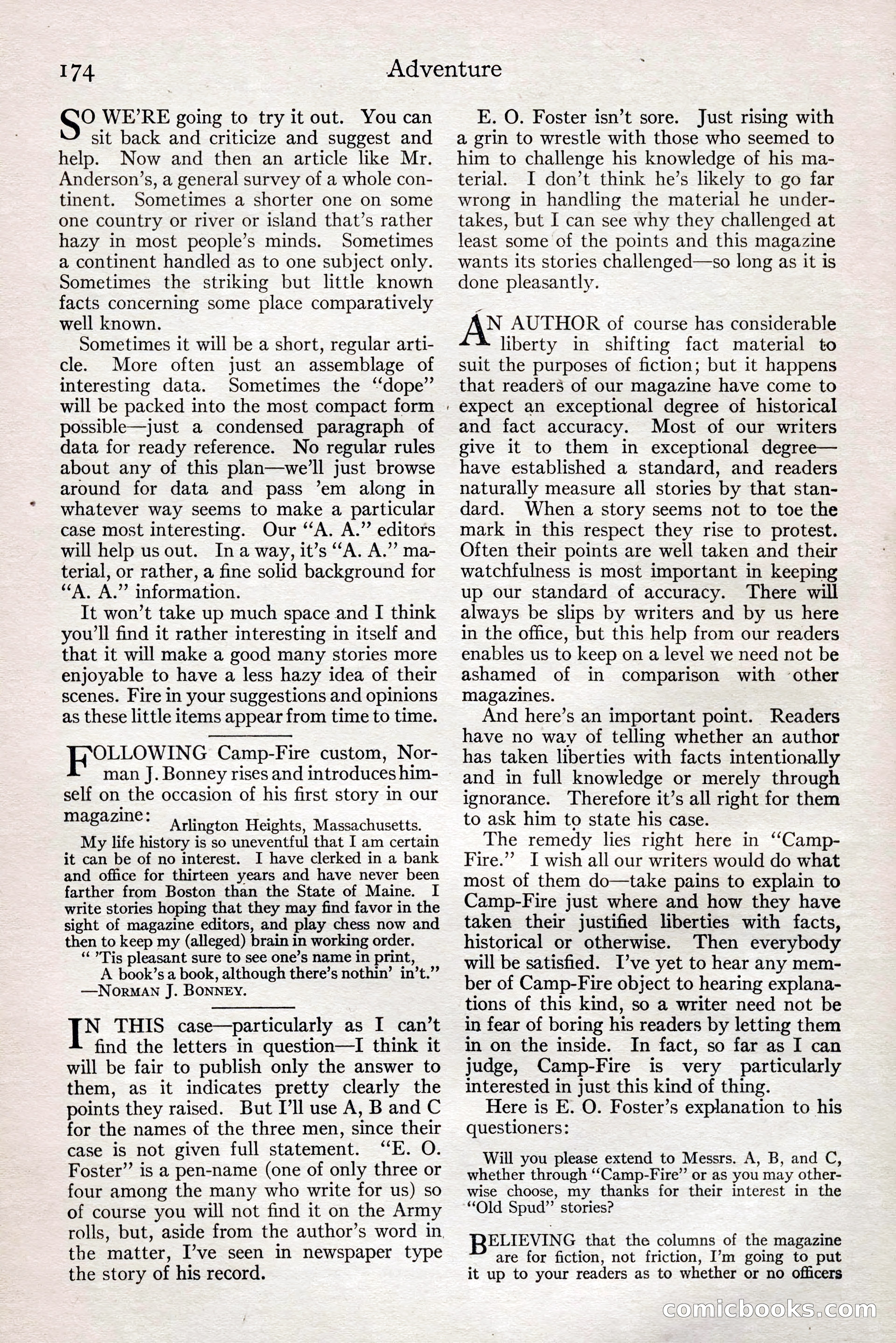Adventure Magazine, February 28, 1922 — page 184 of 204