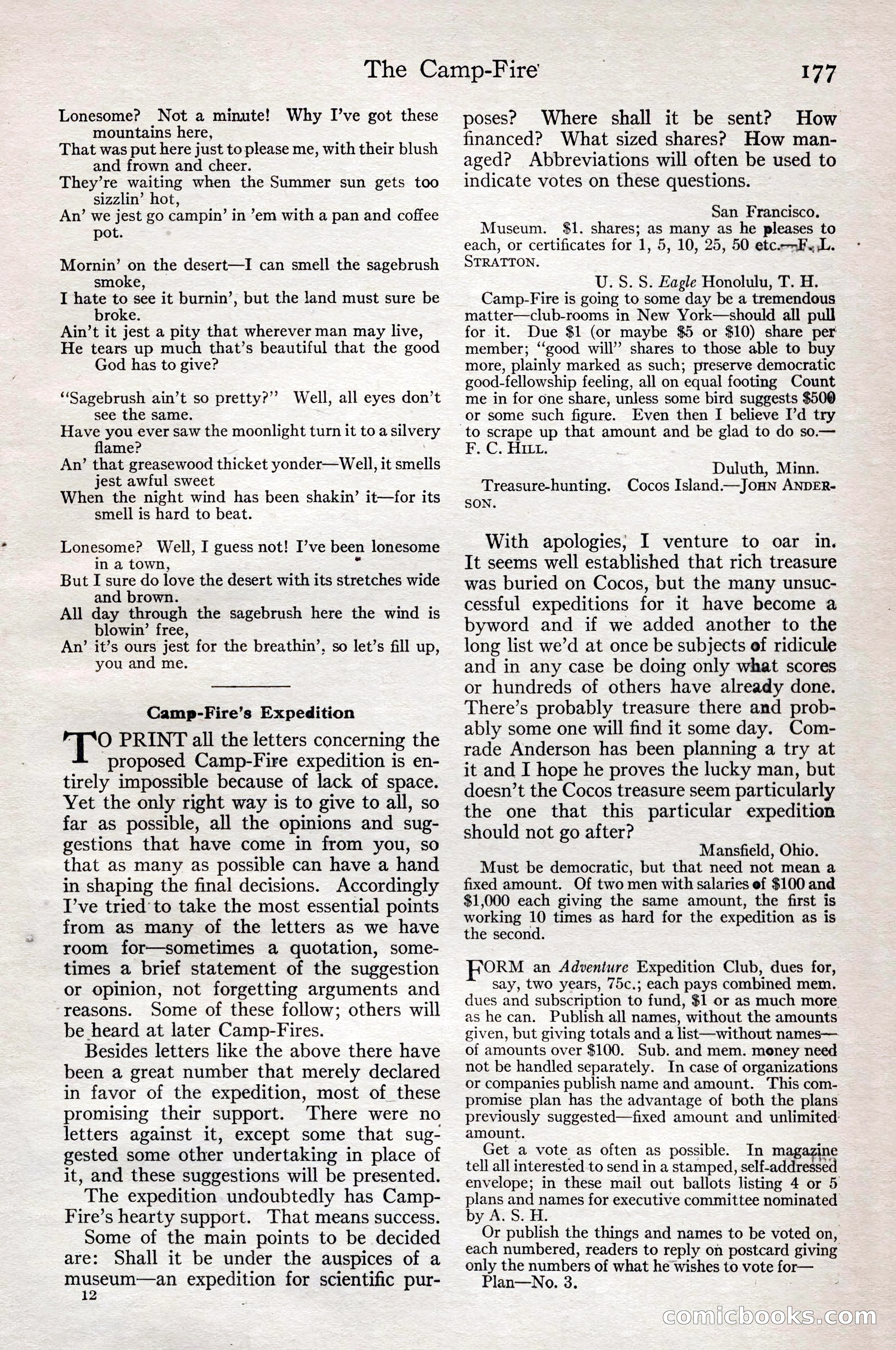 Adventure Magazine, February 28, 1922 — page 187 of 204