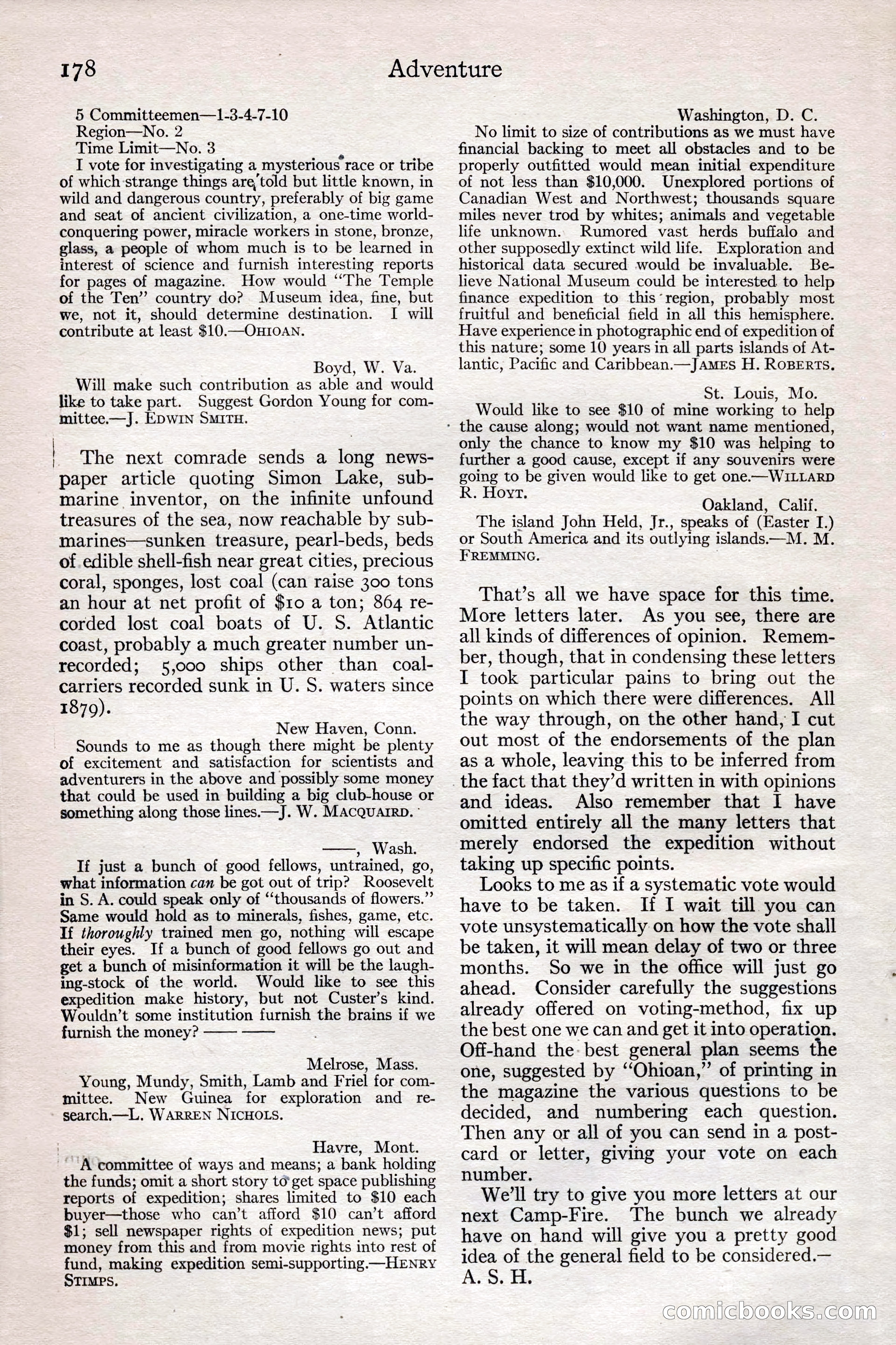 Adventure Magazine, February 28, 1922 — page 188 of 204