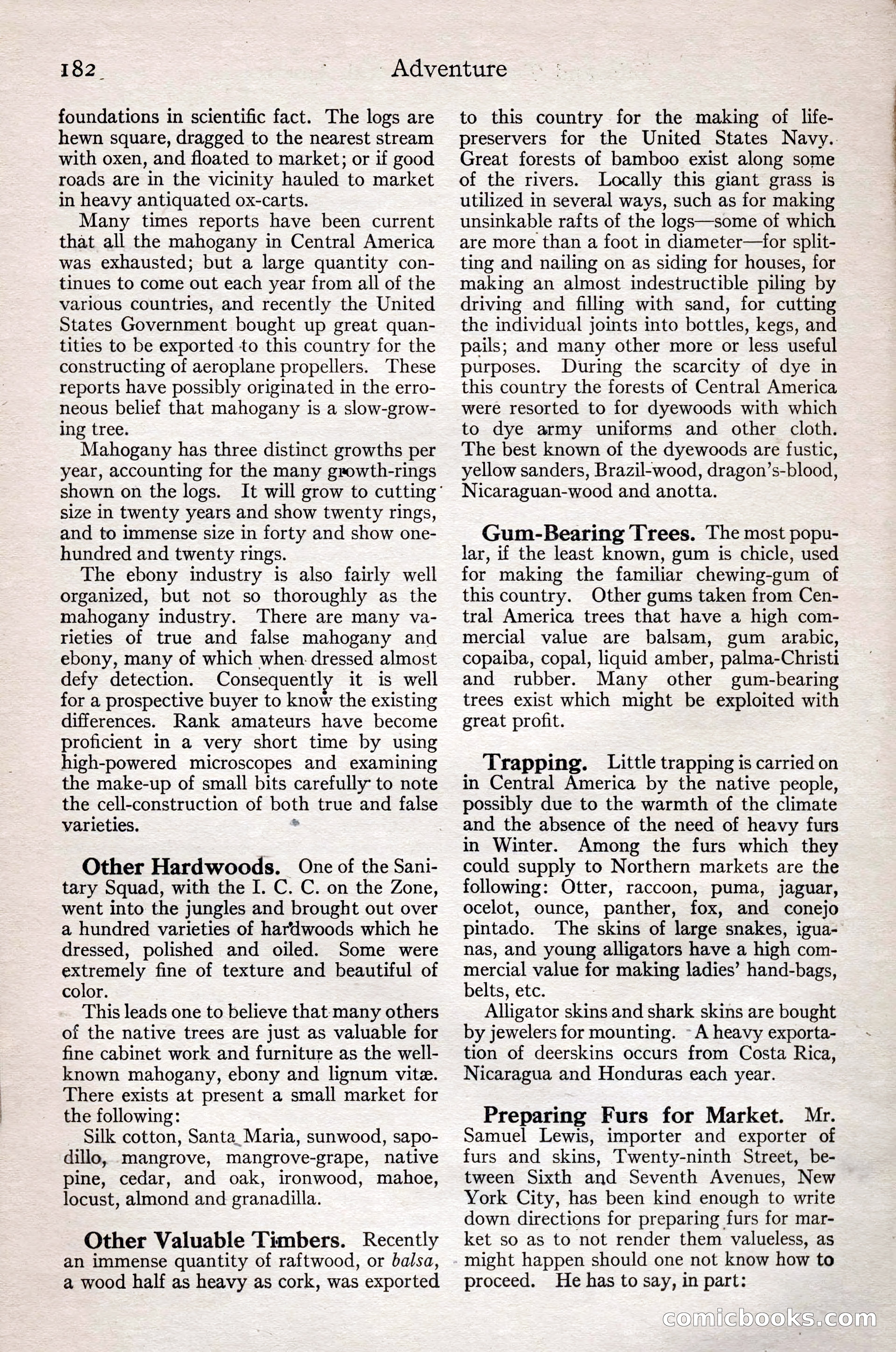 Adventure Magazine, February 28, 1922 — page 192 of 204