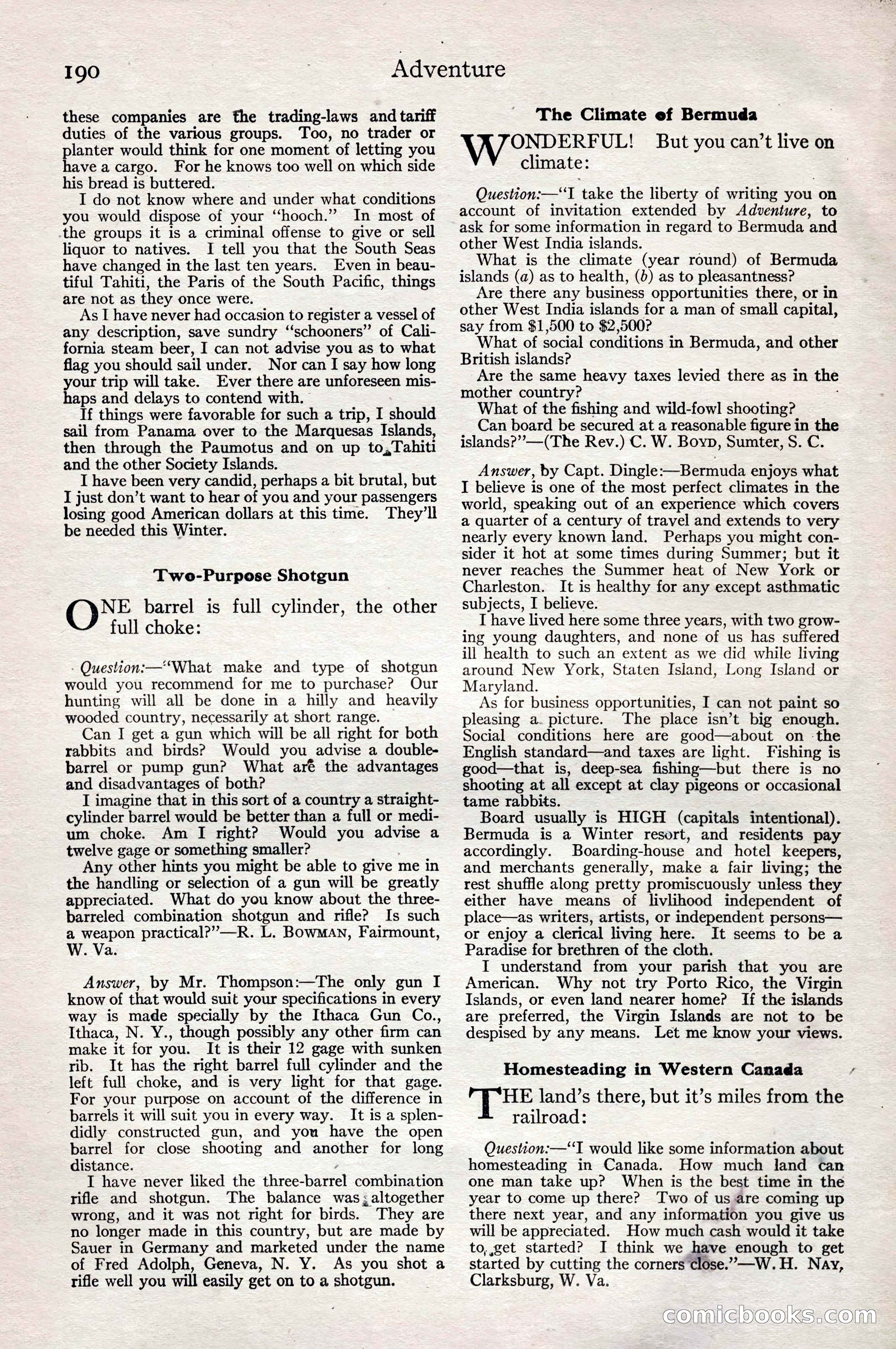 Adventure Magazine, February 28, 1922 — page 200 of 204