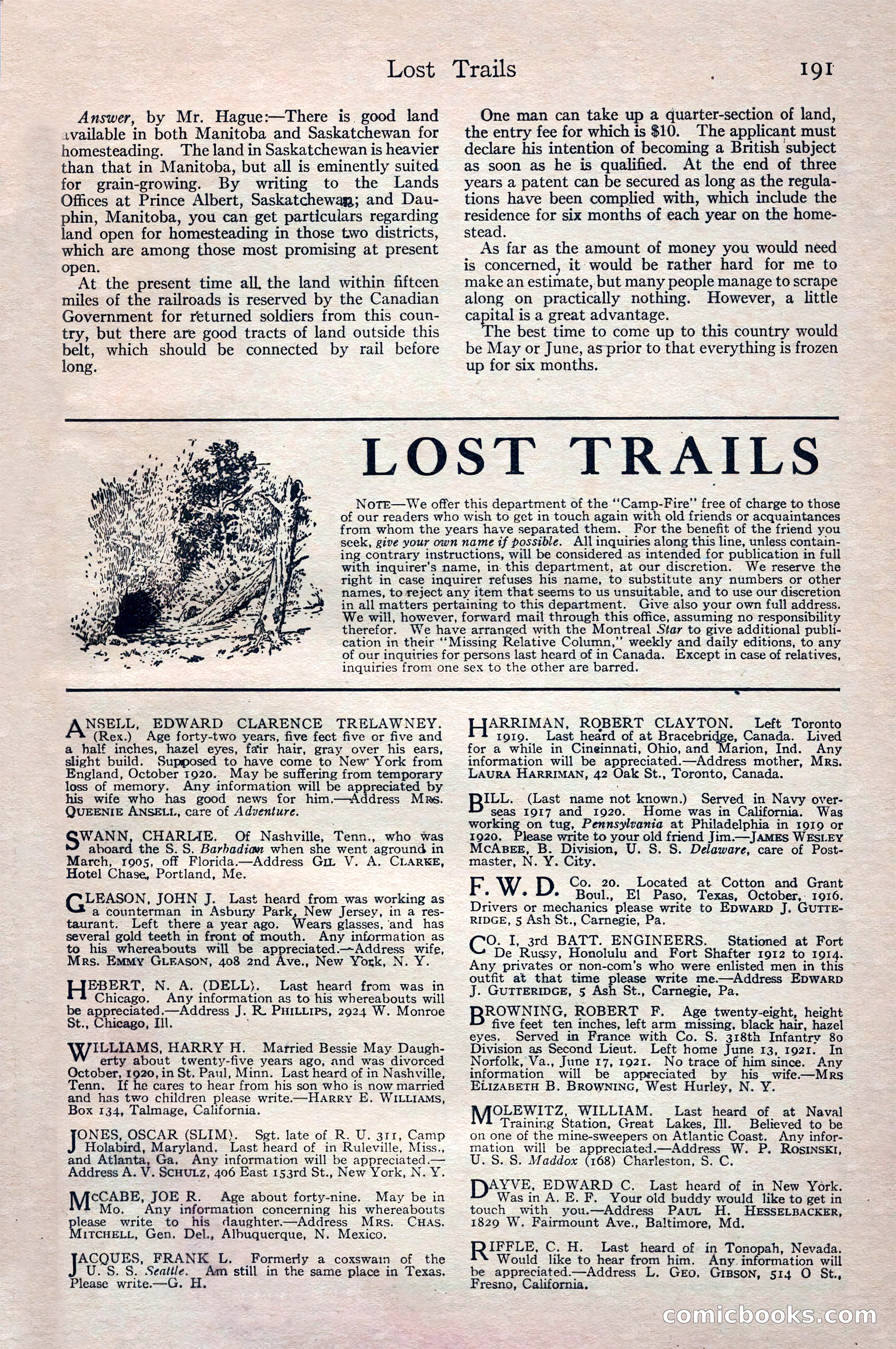 Adventure Magazine, February 28, 1922 — page 201 of 204