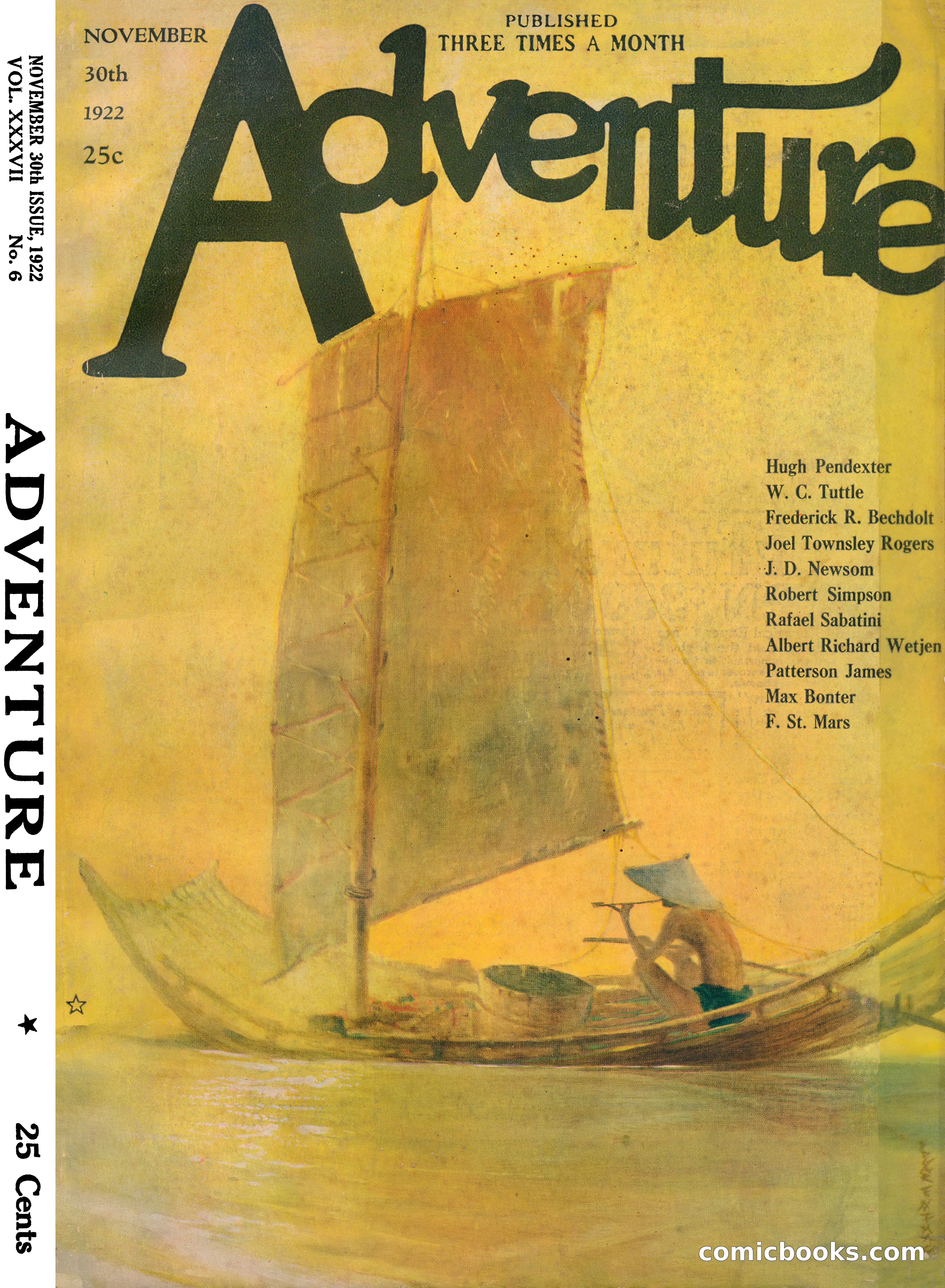 Adventure Magazine, November 30, 1922 — page 1 of 204