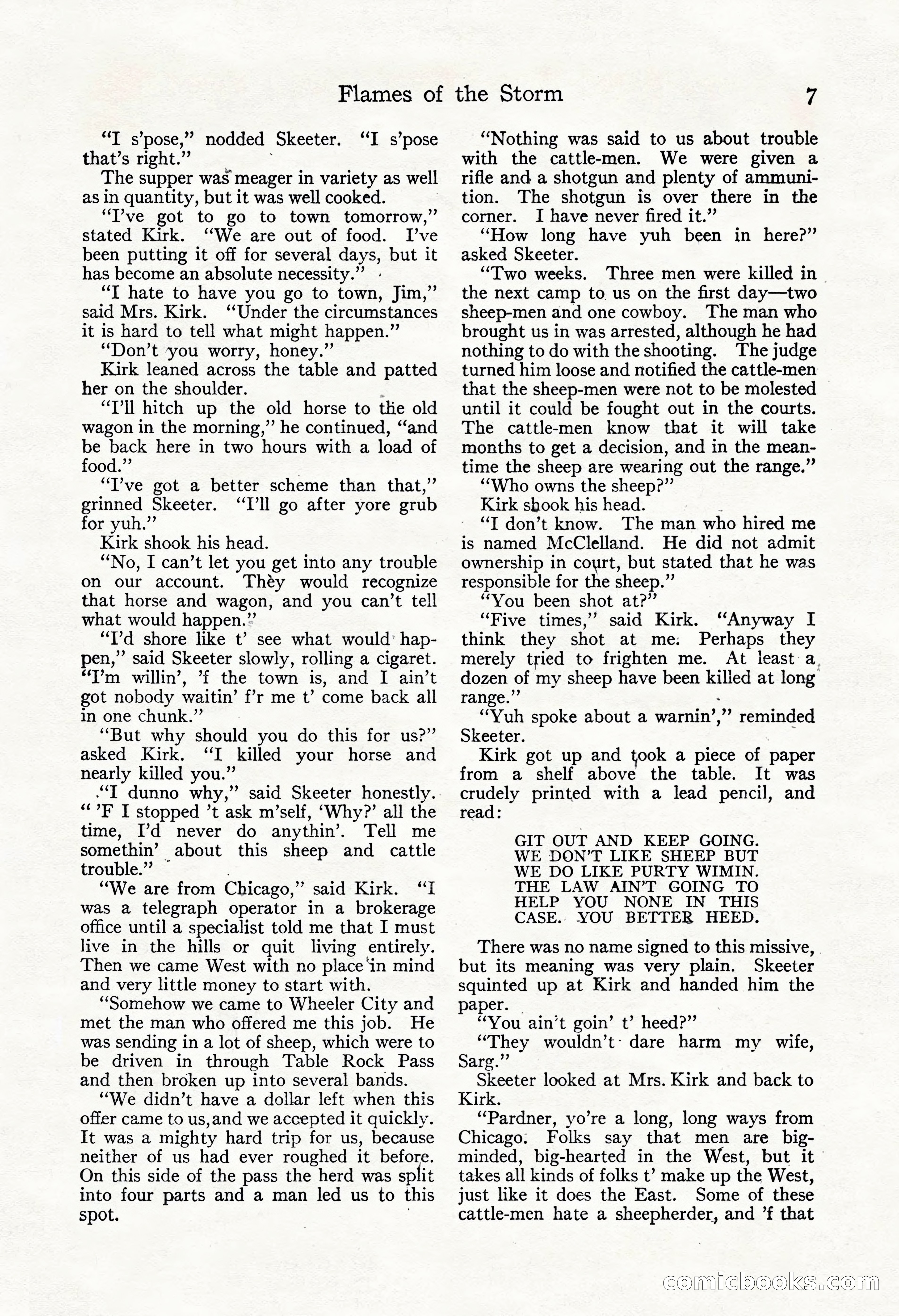 Adventure Magazine, November 30, 1922 — page 17 of 204