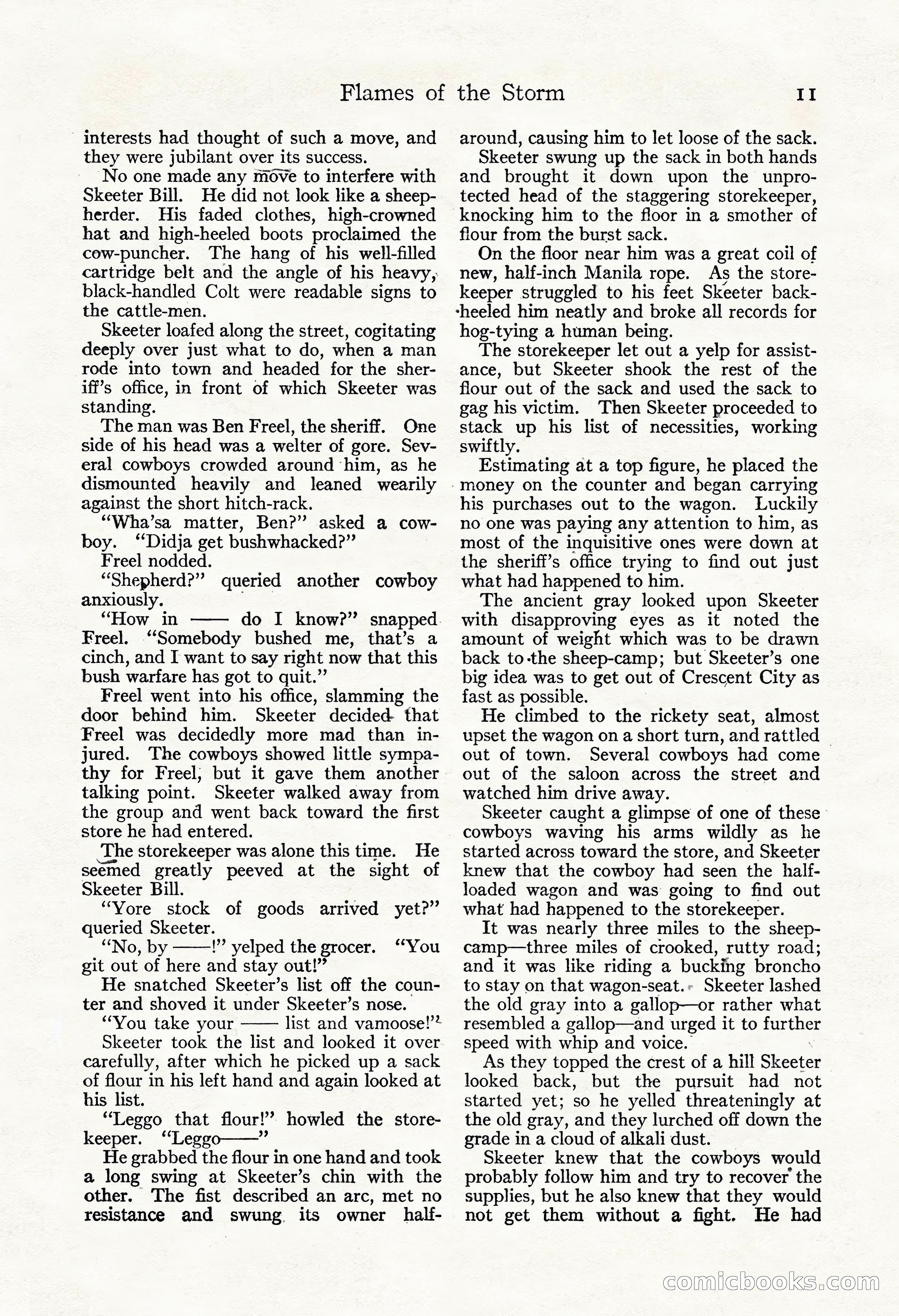 Adventure Magazine, November 30, 1922 — page 21 of 204