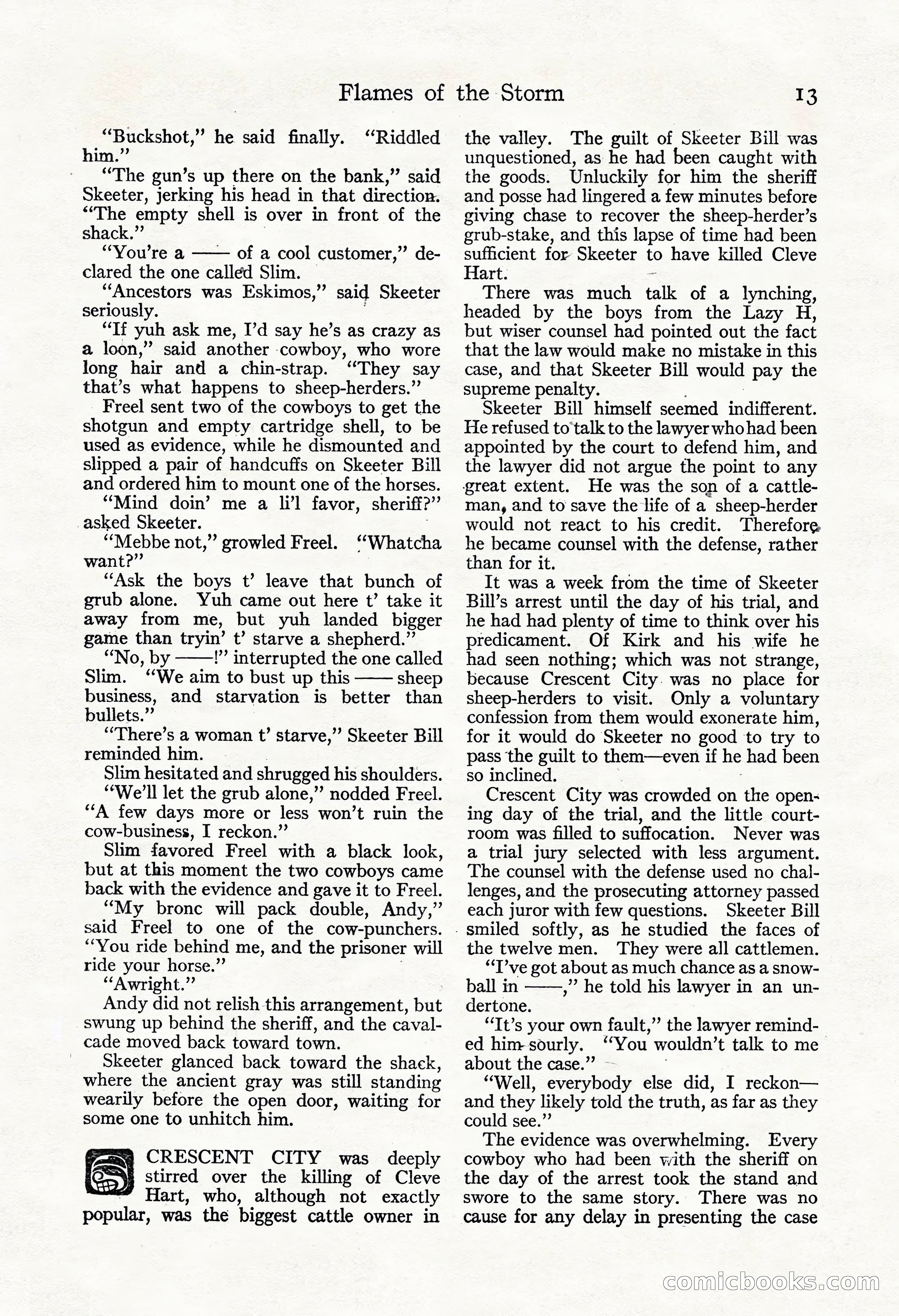 Adventure Magazine, November 30, 1922 — page 23 of 204