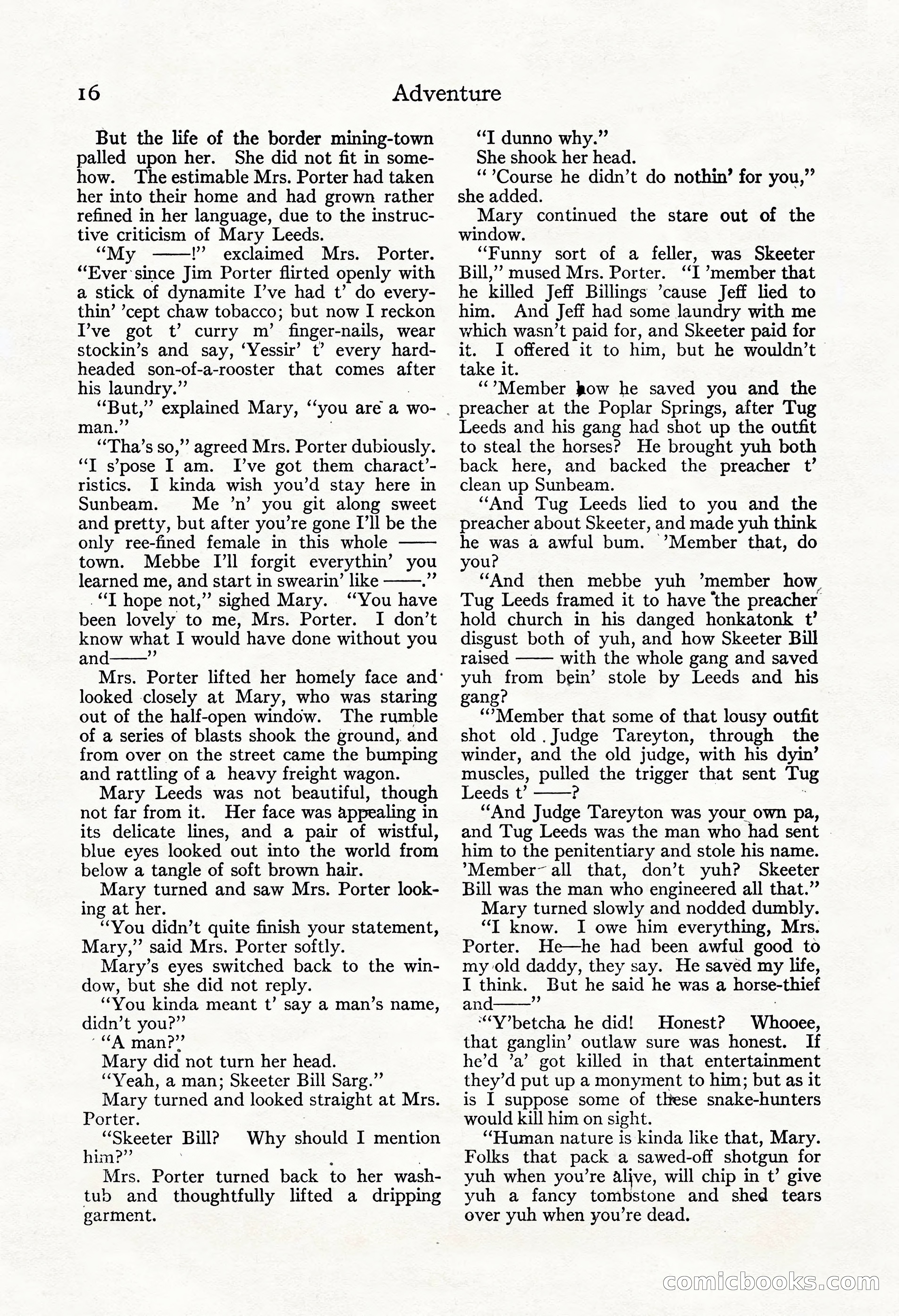 Adventure Magazine, November 30, 1922 — page 26 of 204