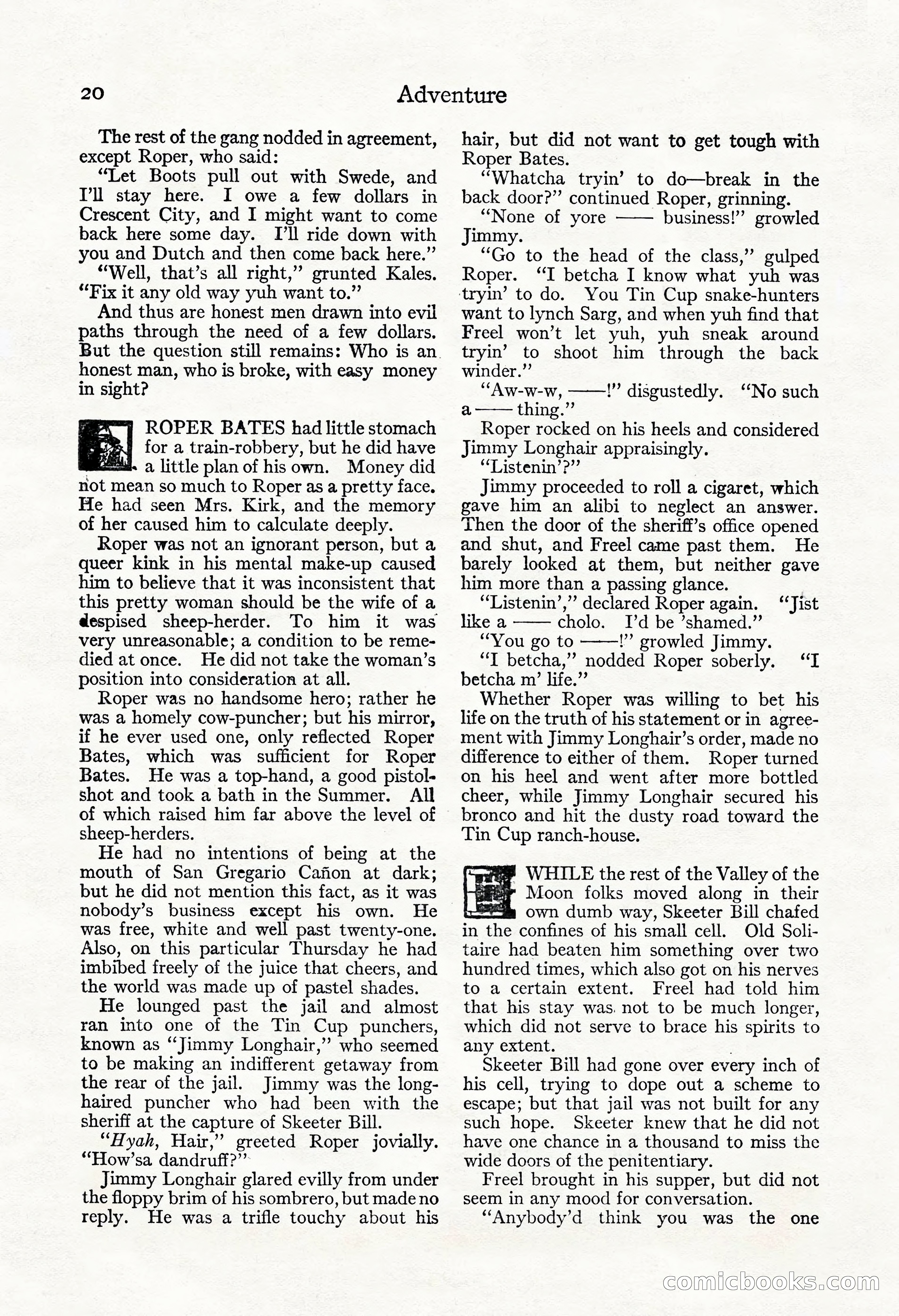 Adventure Magazine, November 30, 1922 — page 30 of 204