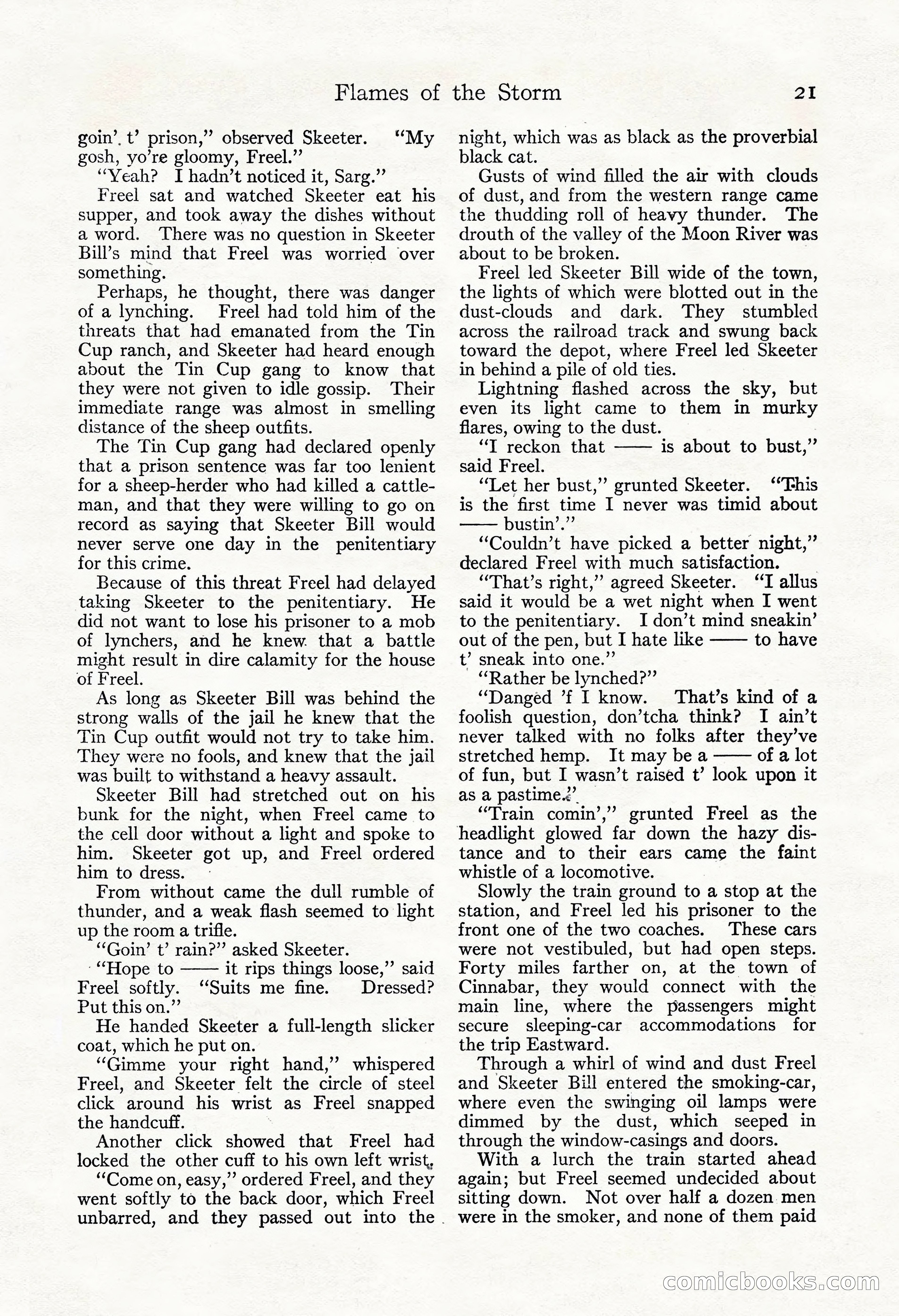 Adventure Magazine, November 30, 1922 — page 31 of 204