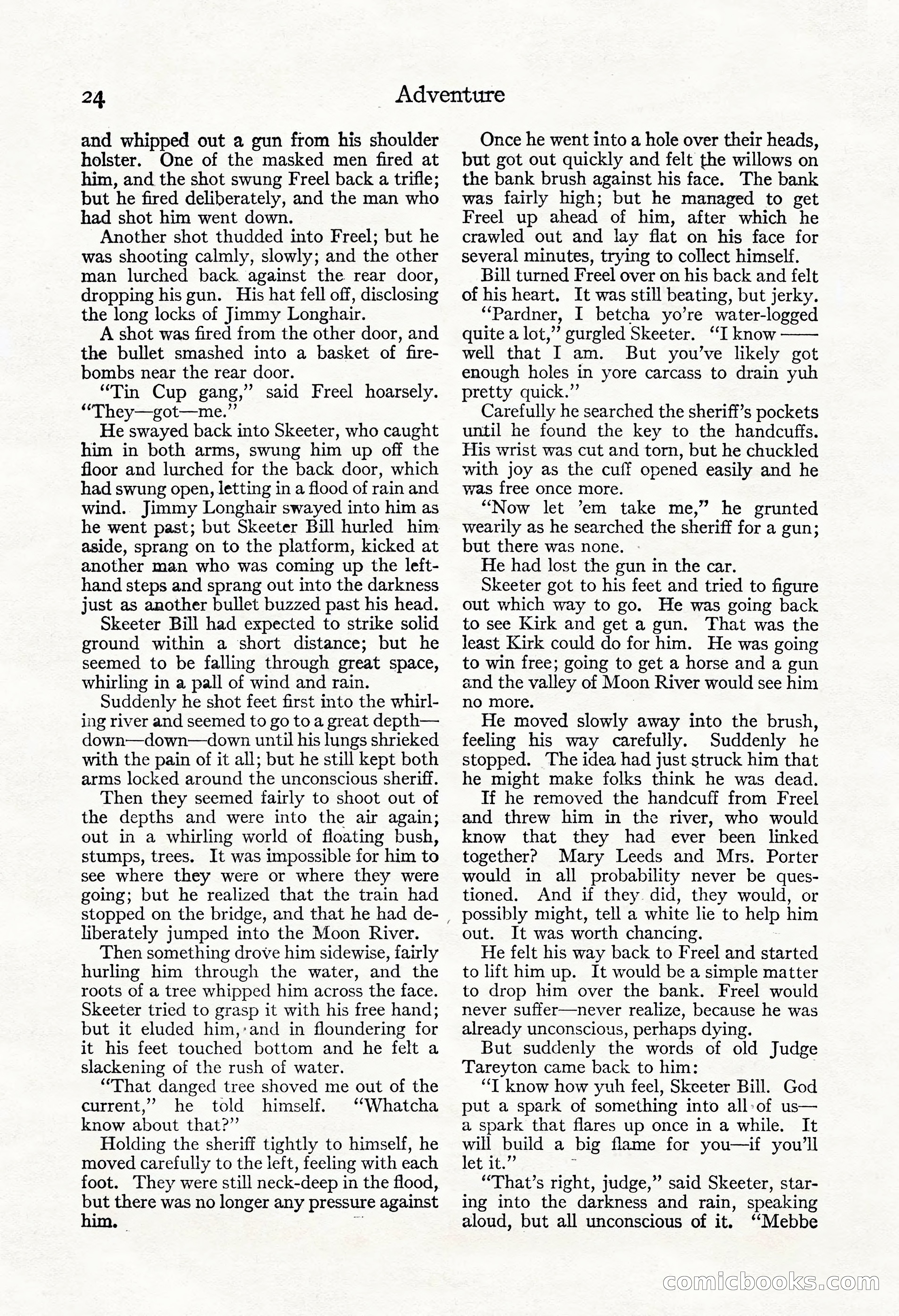 Adventure Magazine, November 30, 1922 — page 34 of 204