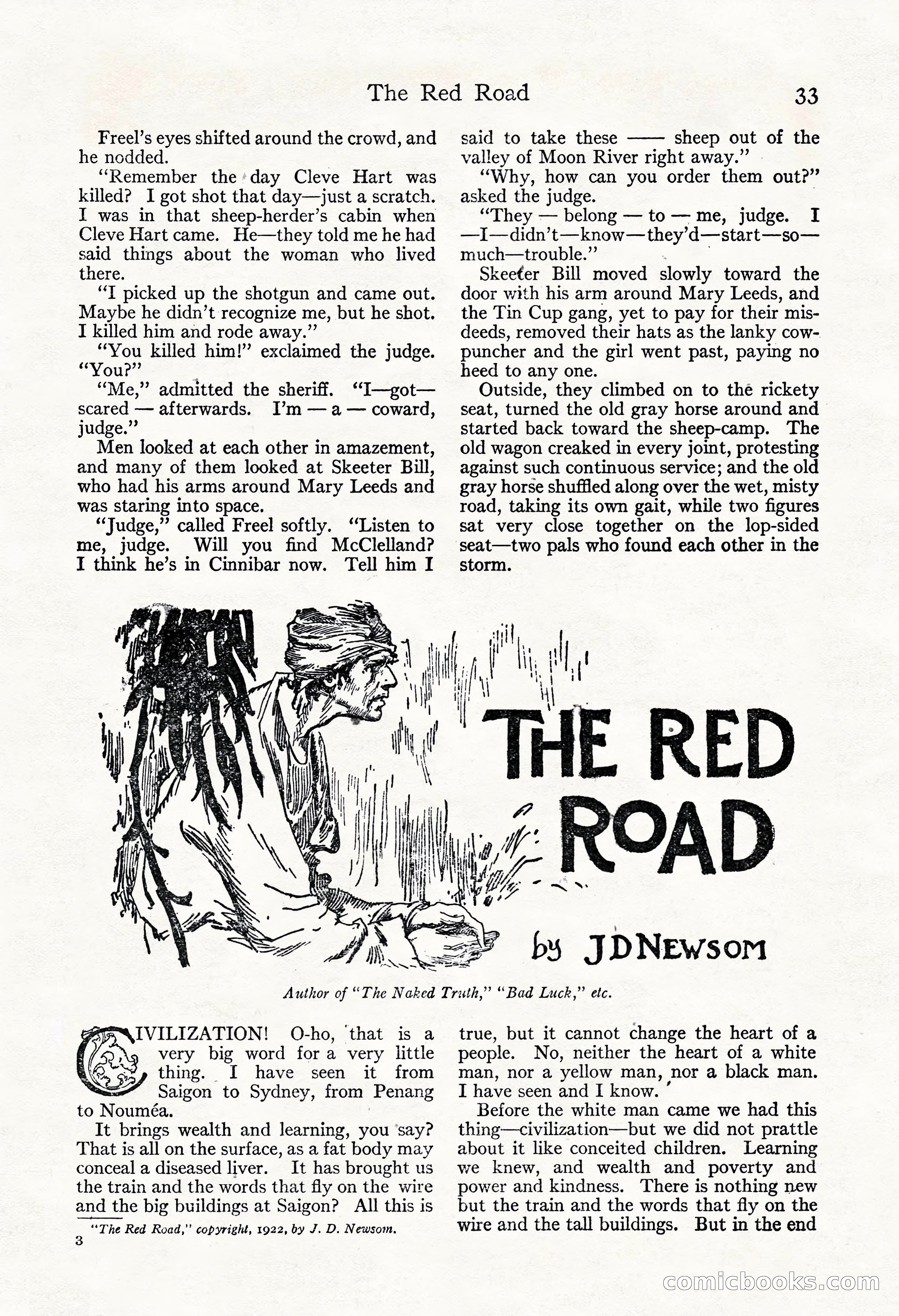 Adventure Magazine, November 30, 1922 — page 43 of 204