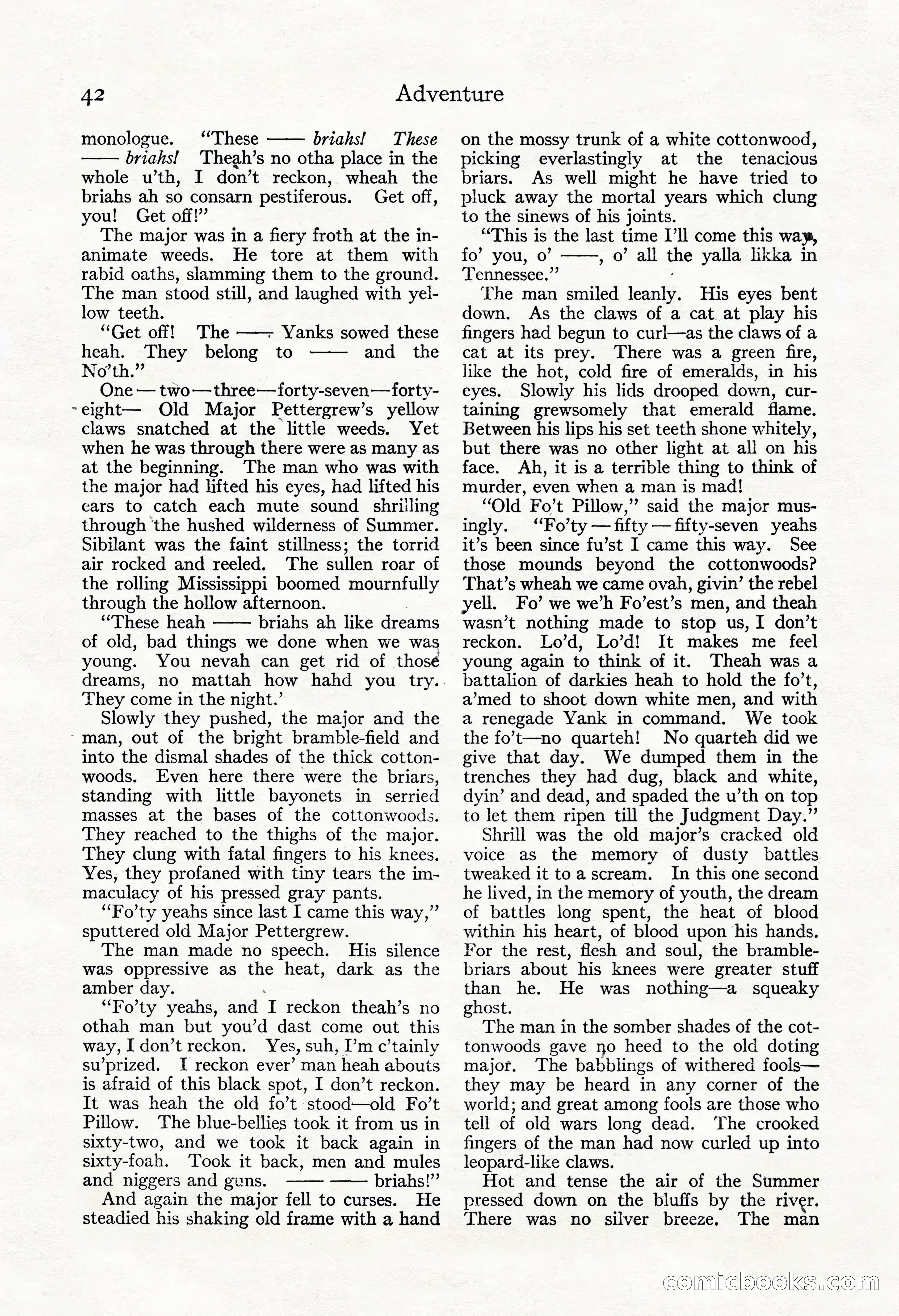 Adventure Magazine, November 30, 1922 — page 52 of 204