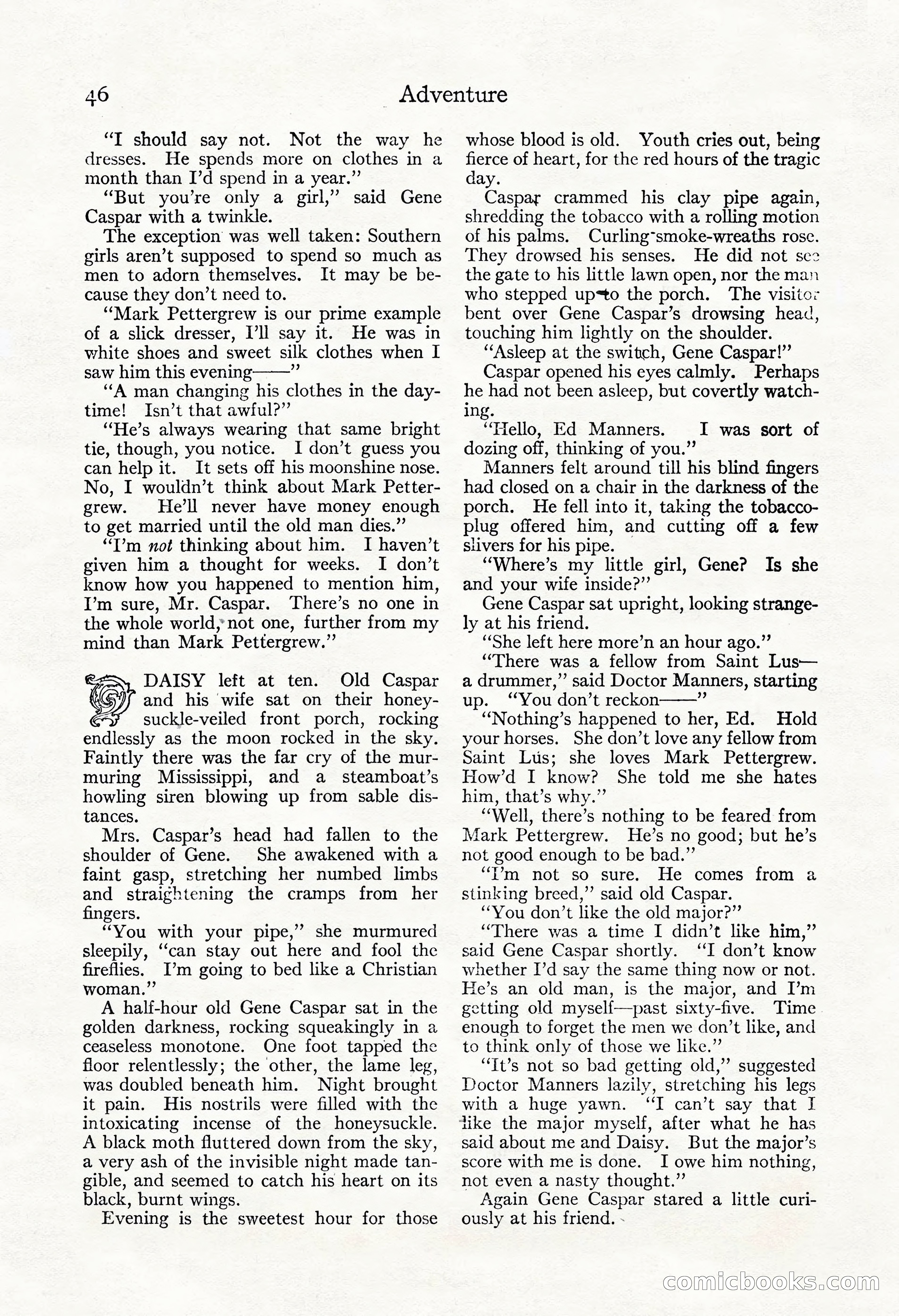 Adventure Magazine, November 30, 1922 — page 56 of 204