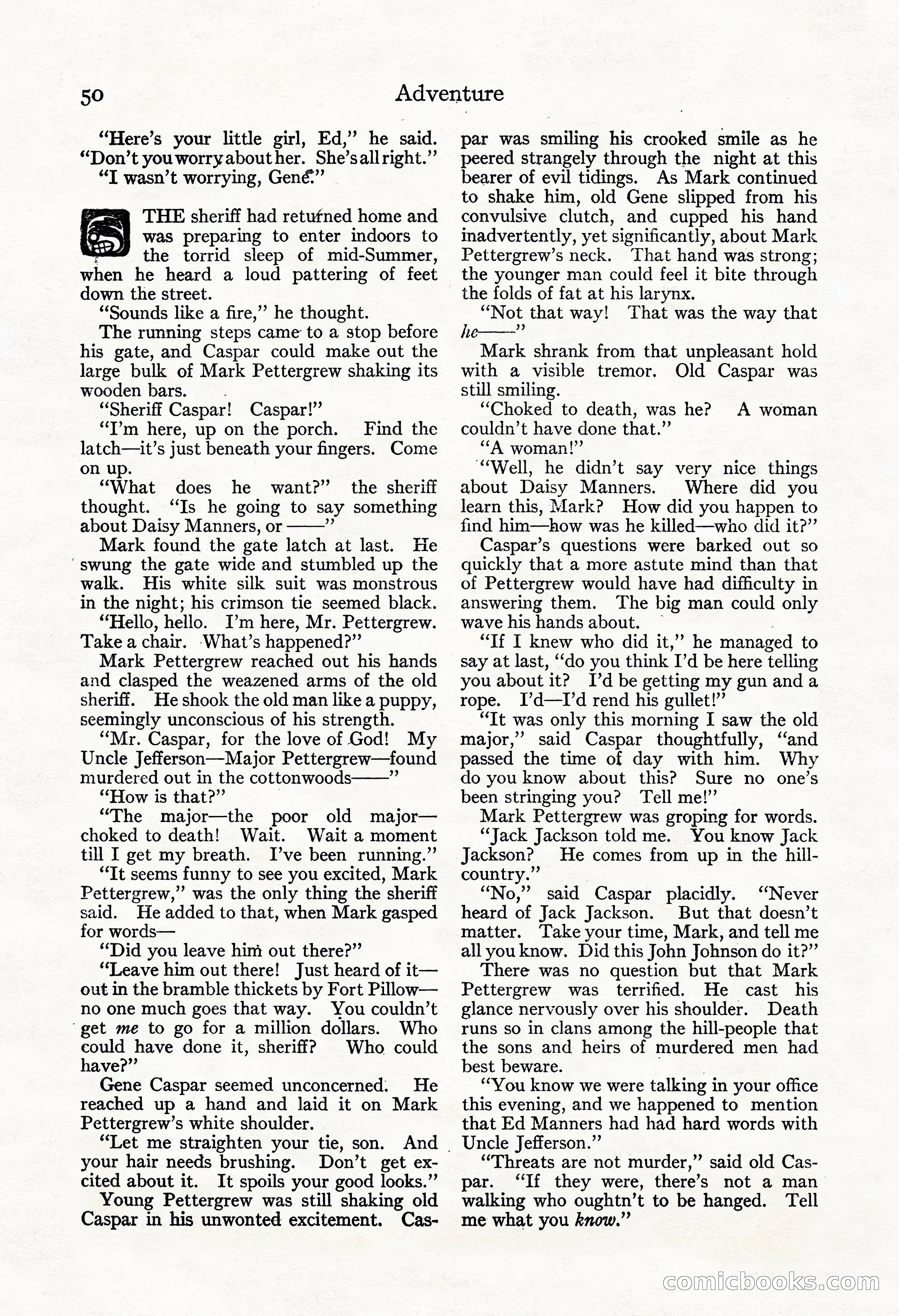 Adventure Magazine, November 30, 1922 — page 60 of 204