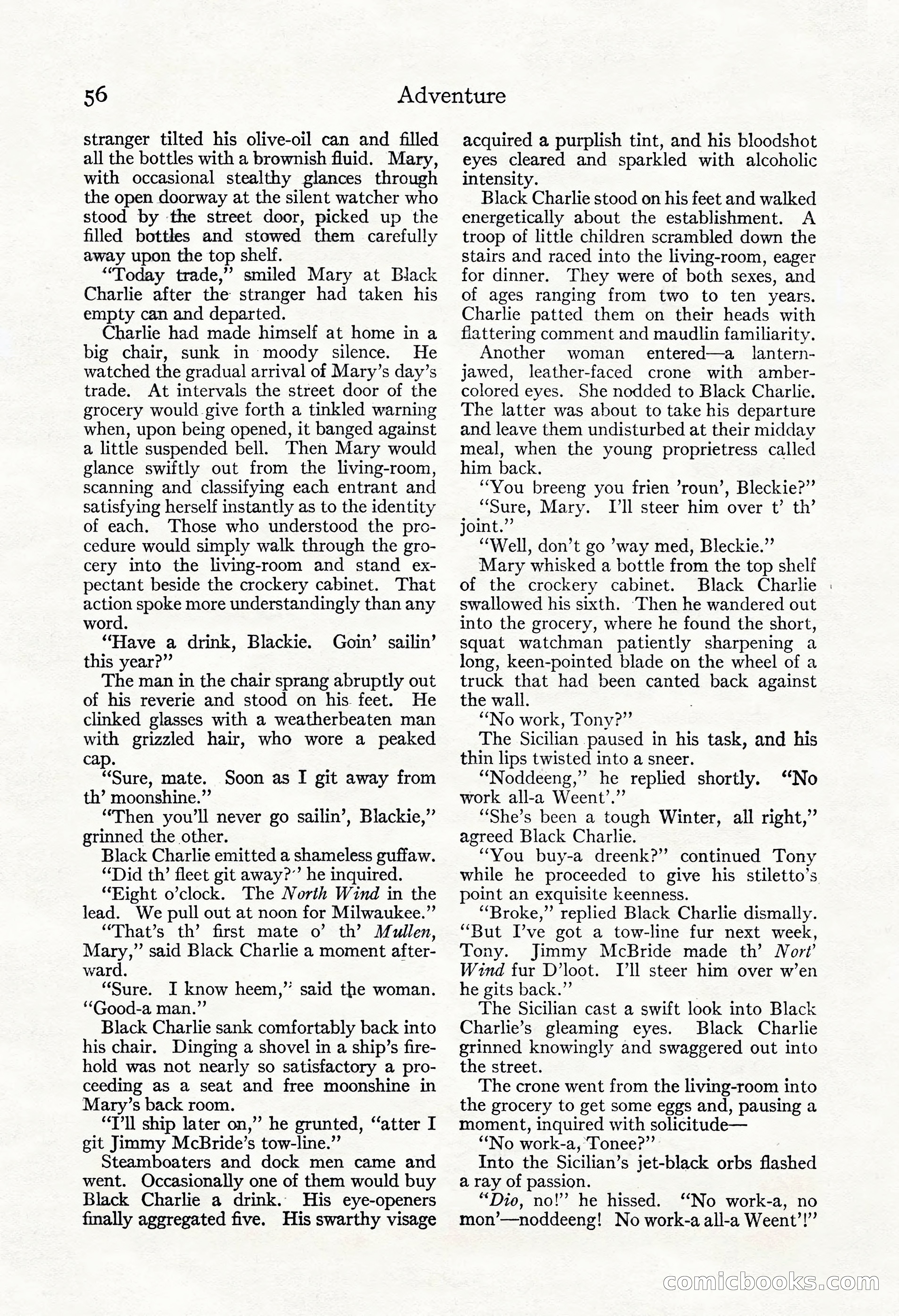 Adventure Magazine, November 30, 1922 — page 66 of 204