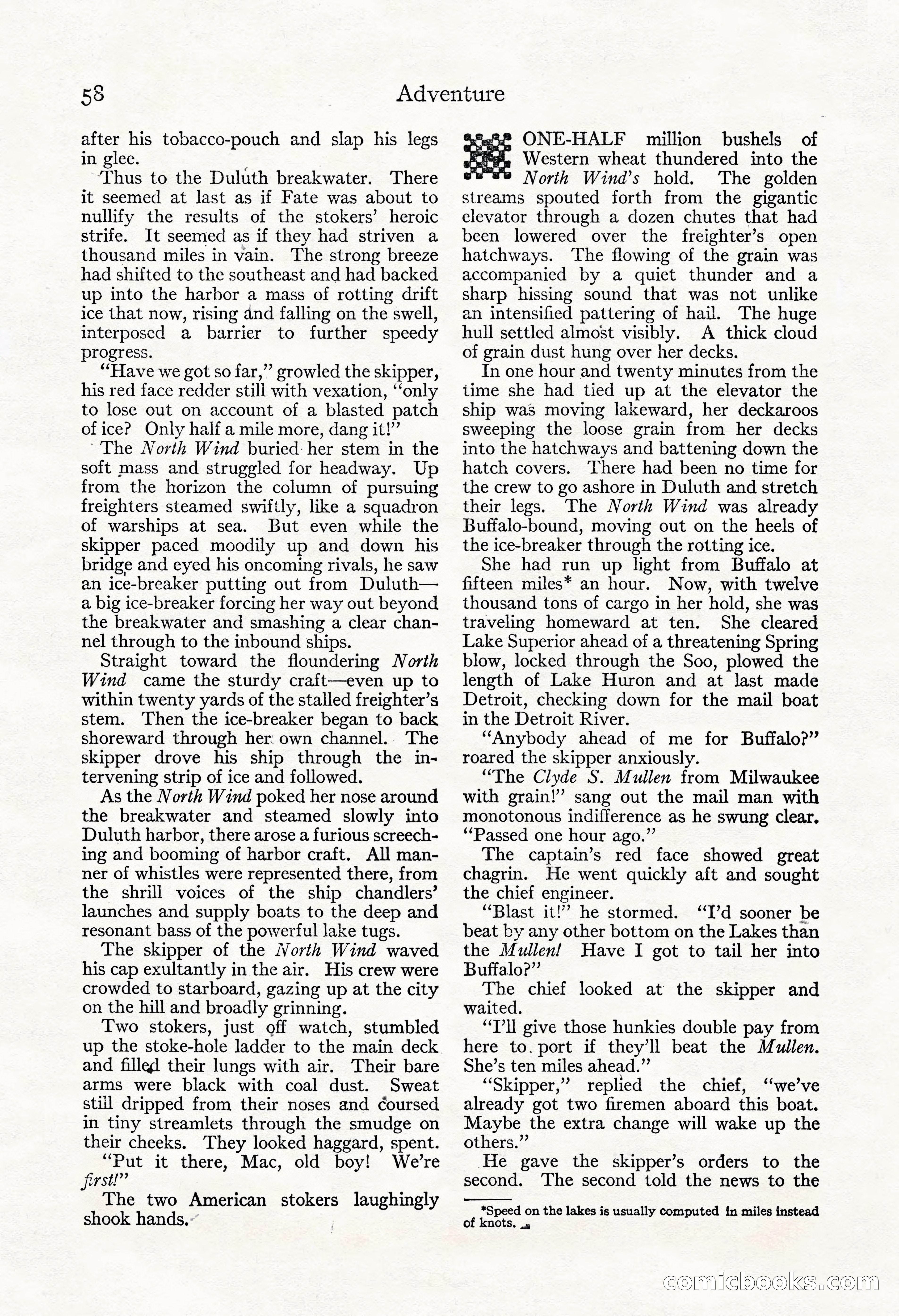 Adventure Magazine, November 30, 1922 — page 68 of 204