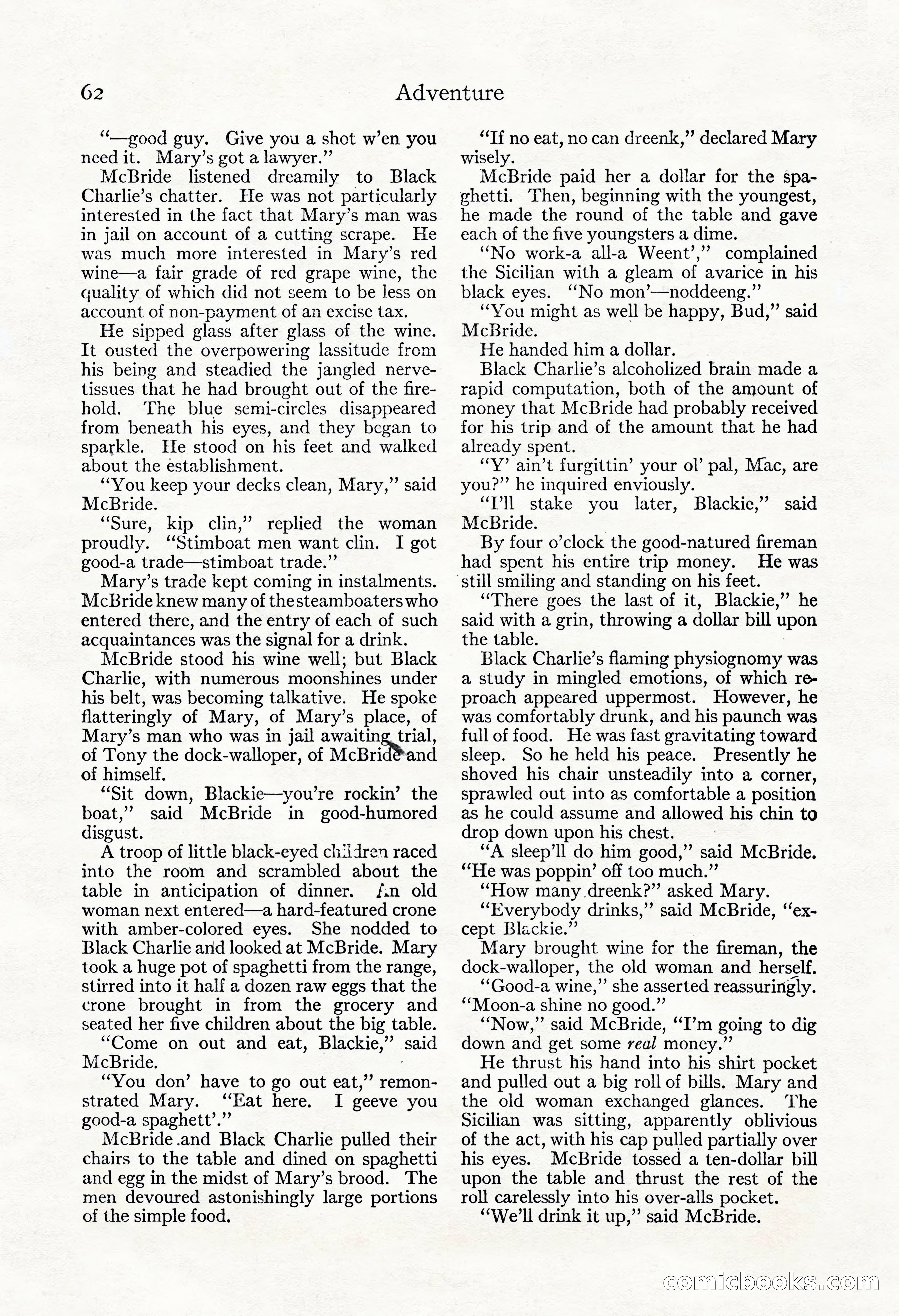 Adventure Magazine, November 30, 1922 — page 72 of 204