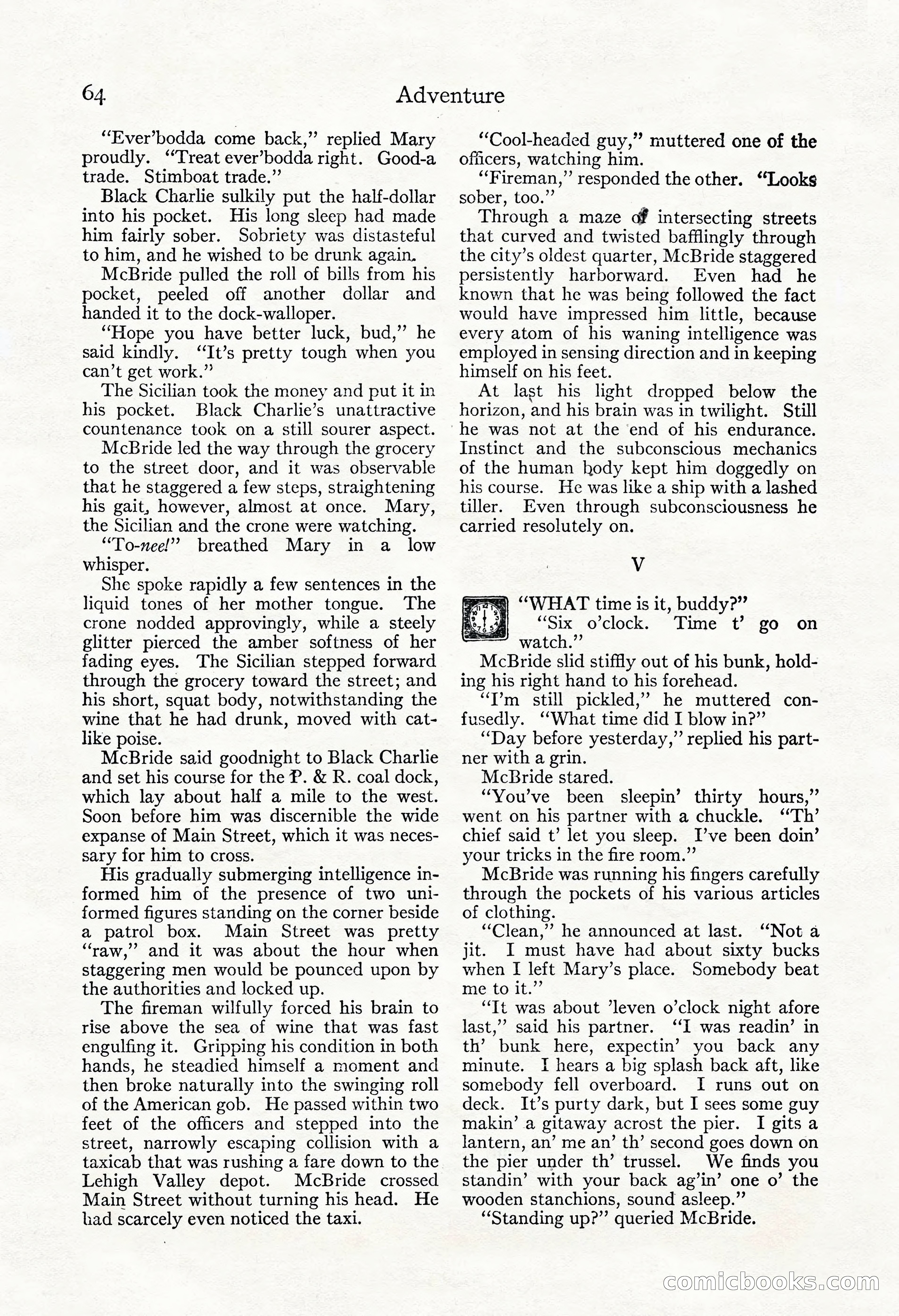 Adventure Magazine, November 30, 1922 — page 74 of 204
