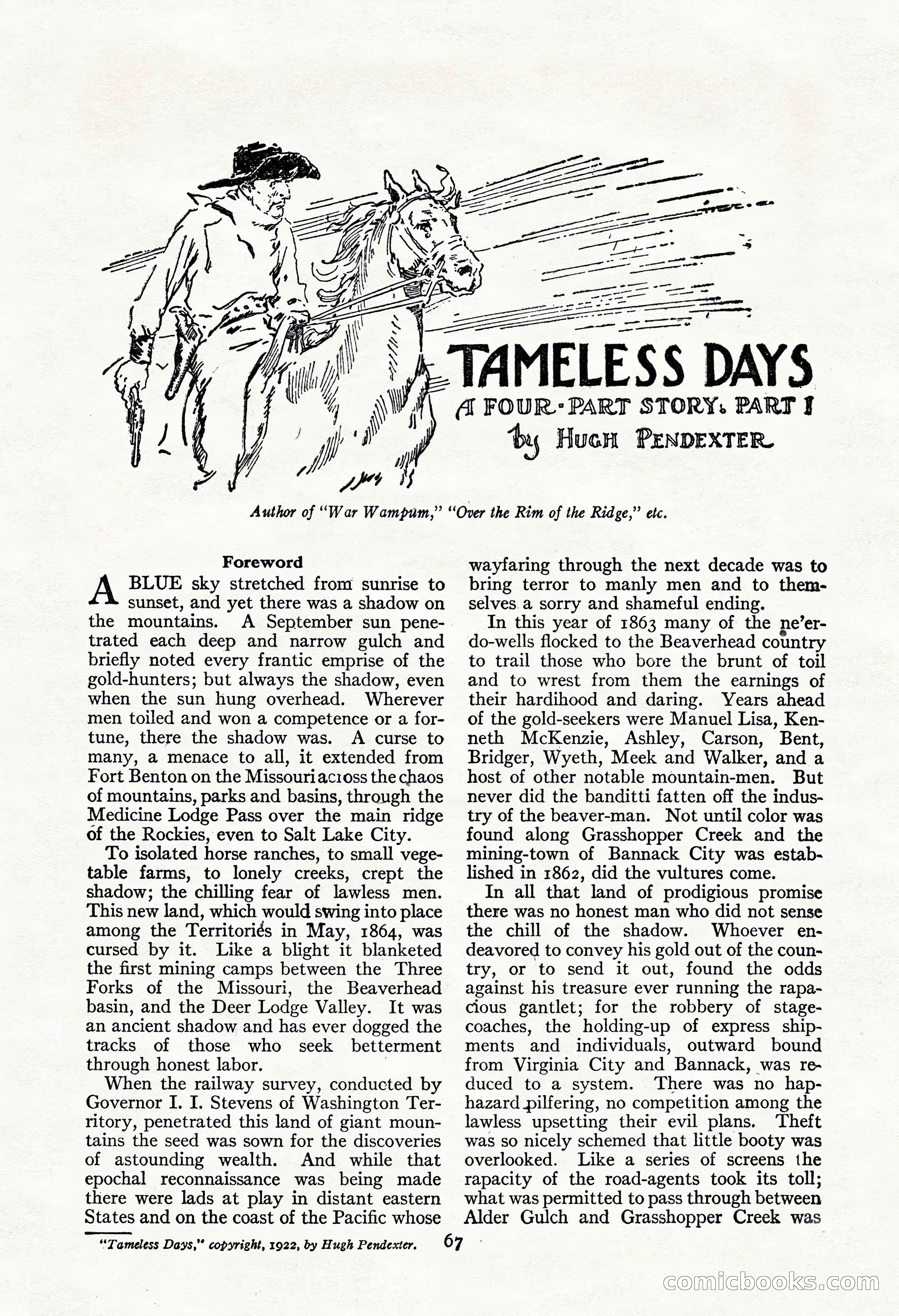 Adventure Magazine, November 30, 1922 — page 77 of 204