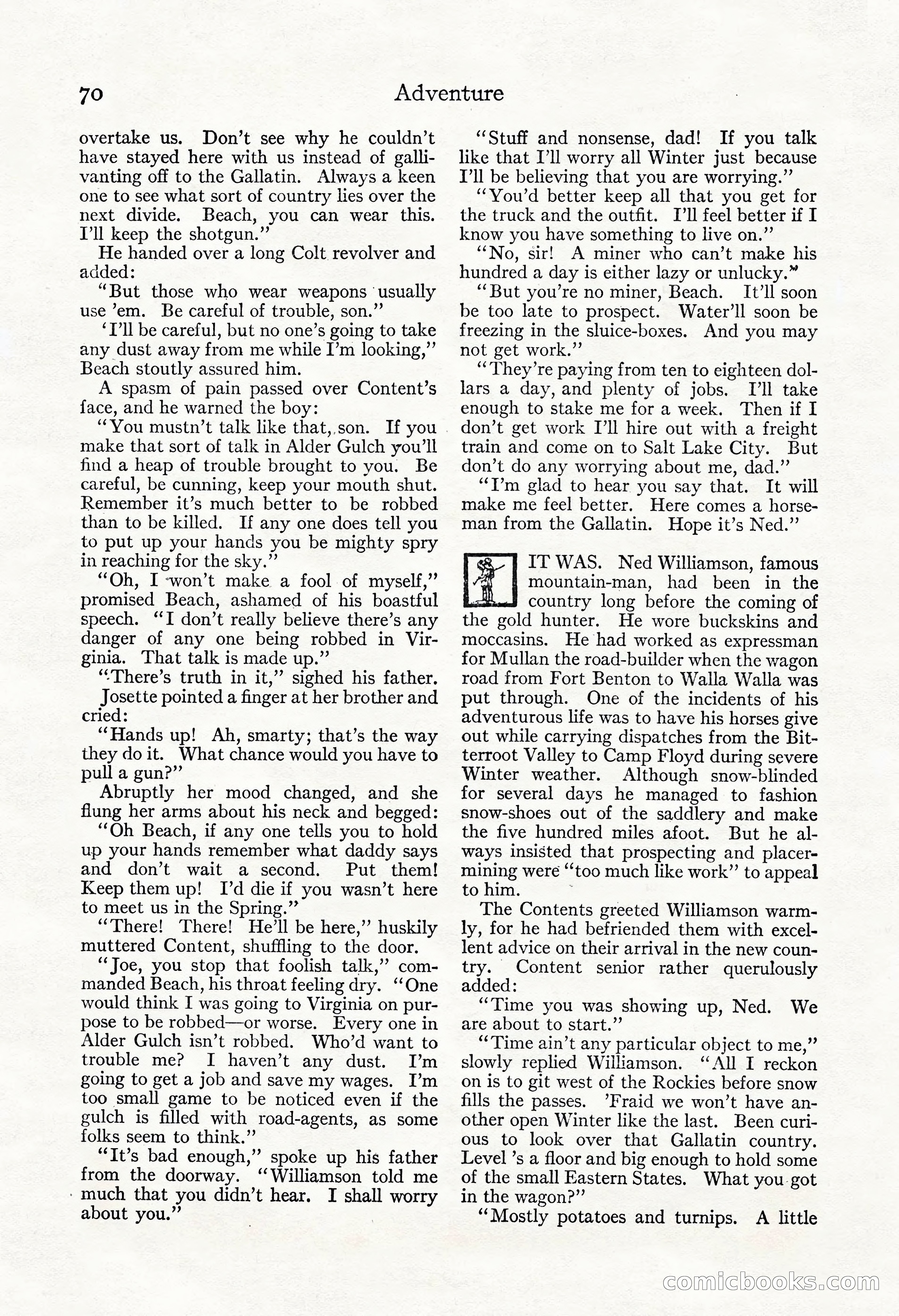 Adventure Magazine, November 30, 1922 — page 80 of 204