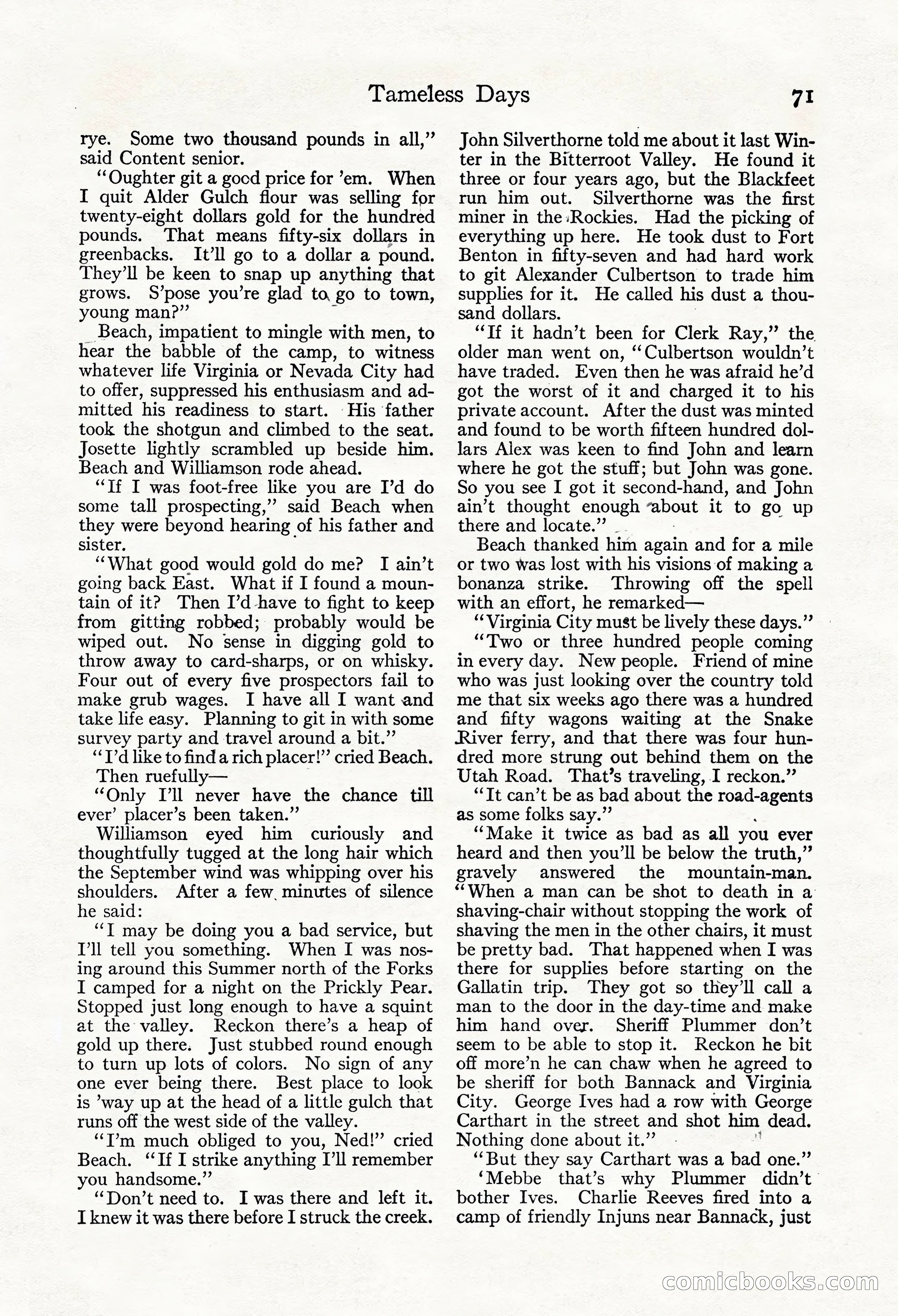 Adventure Magazine, November 30, 1922 — page 81 of 204