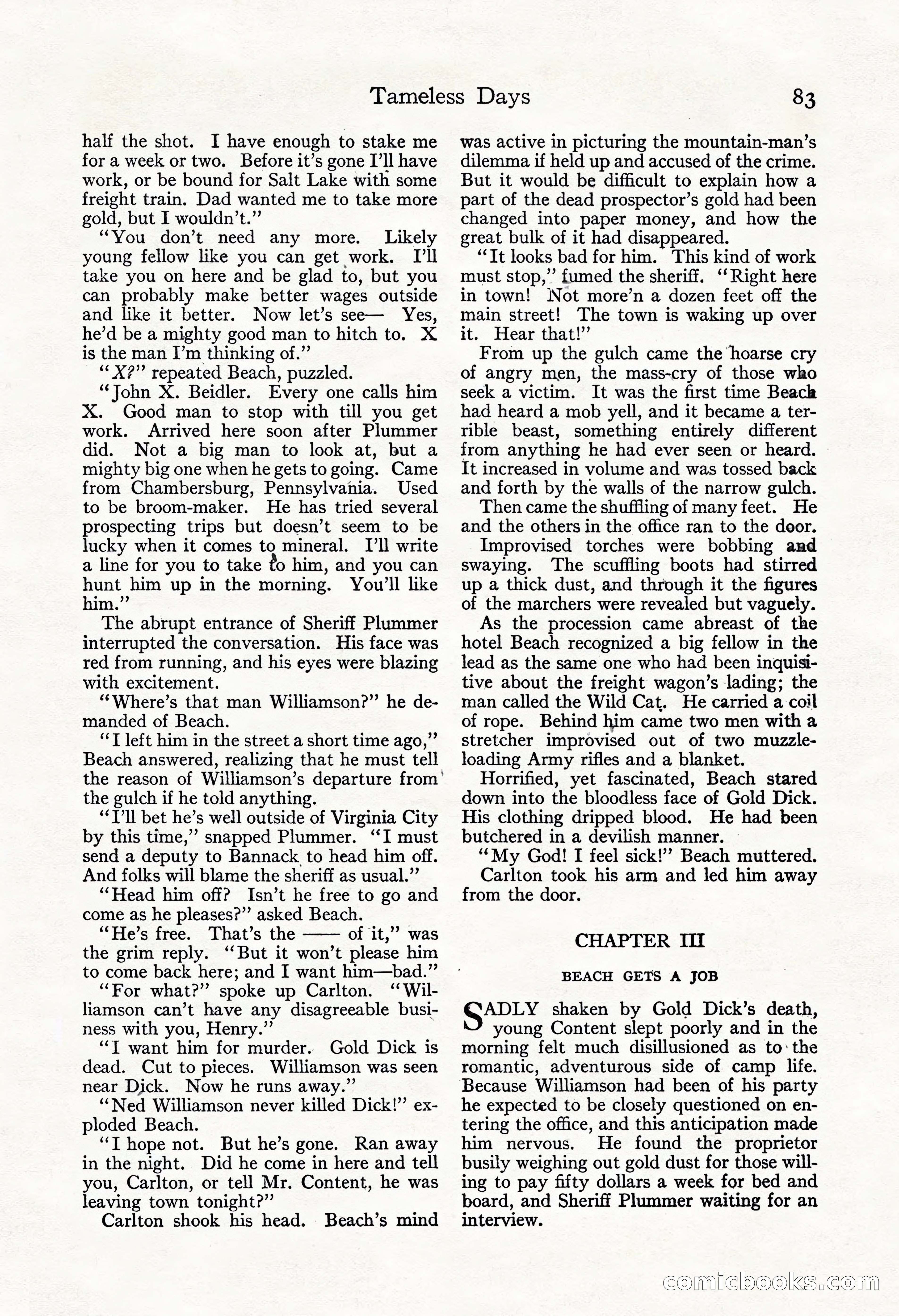 Adventure Magazine, November 30, 1922 — page 93 of 204