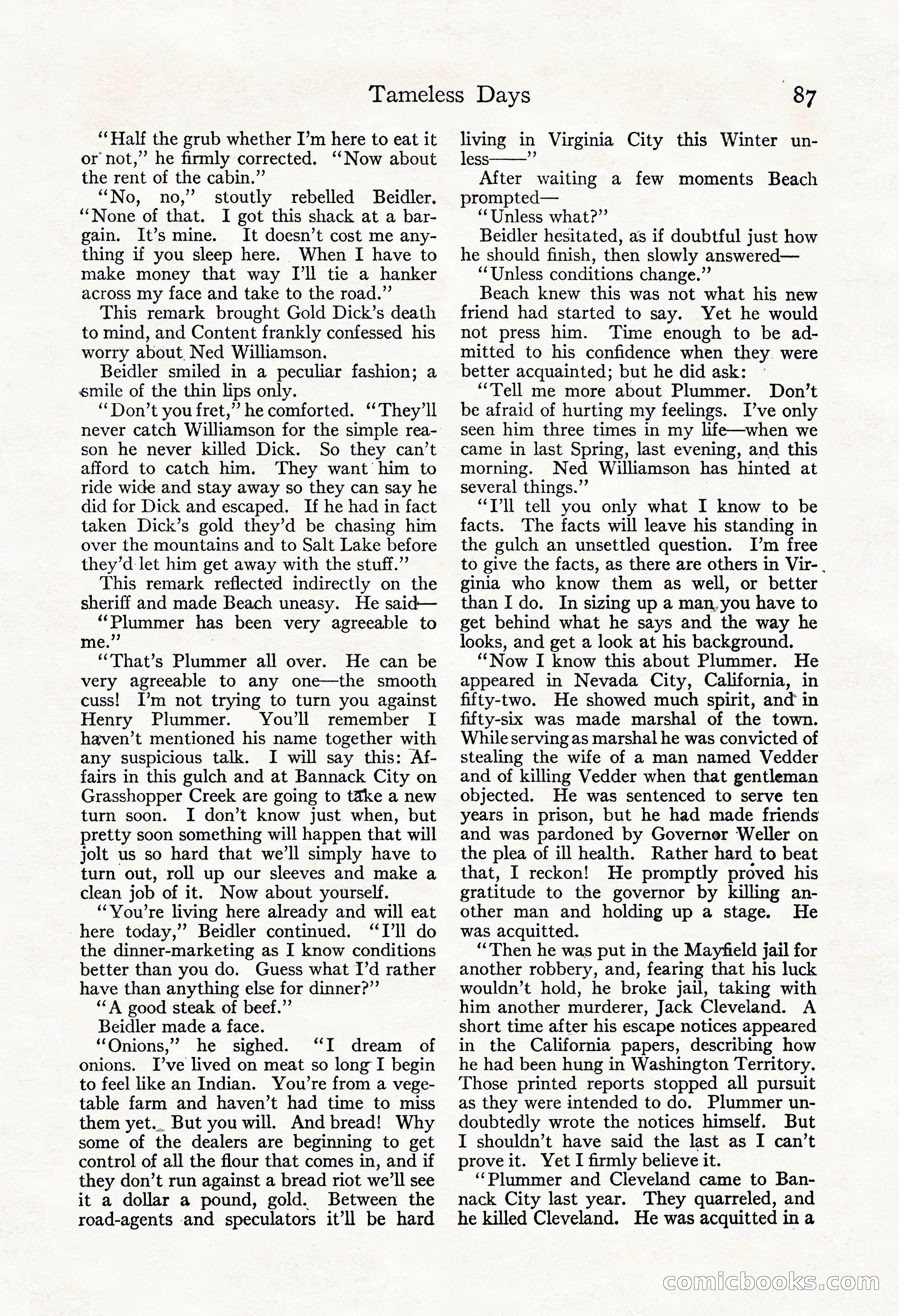 Adventure Magazine, November 30, 1922 — page 97 of 204