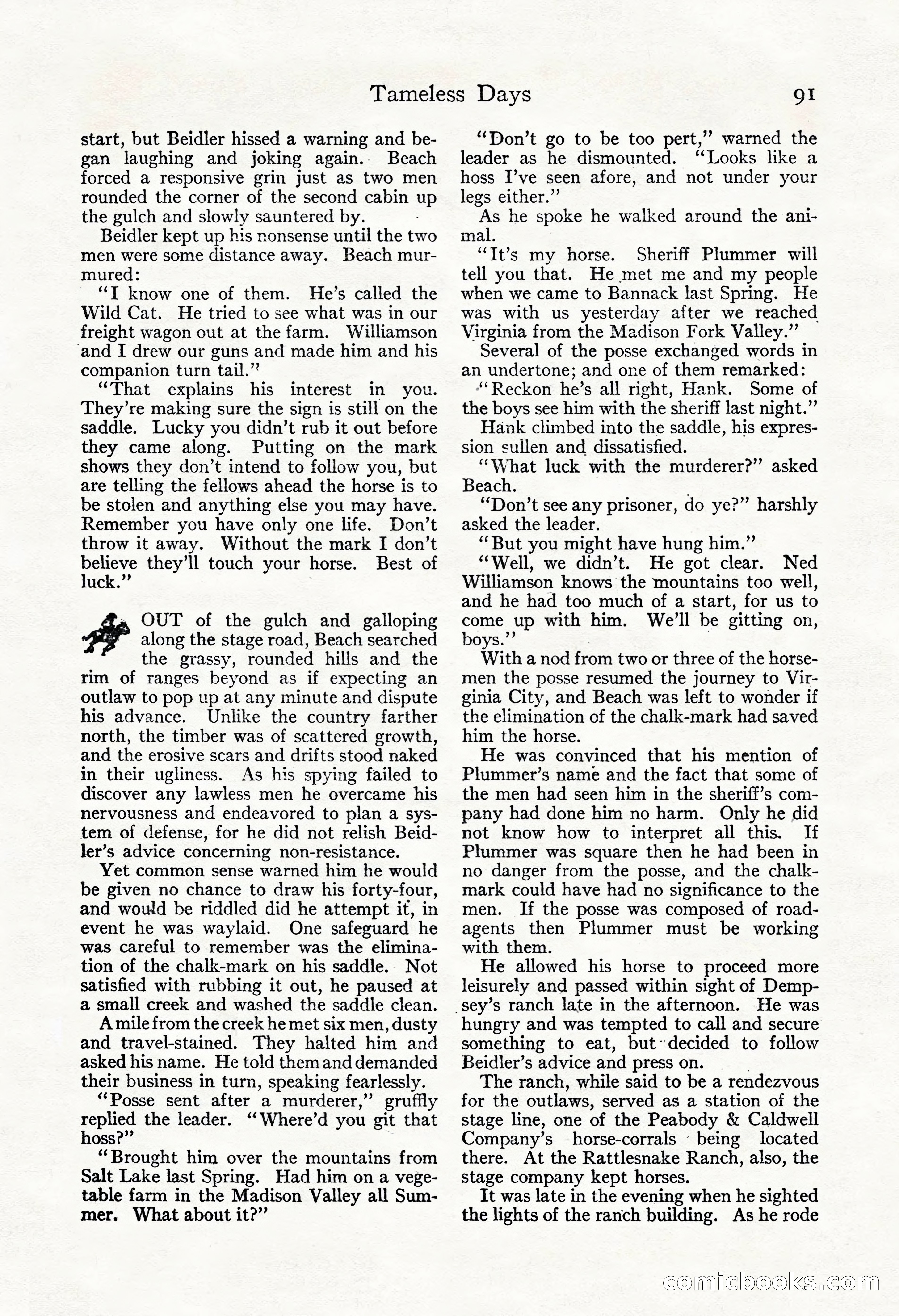 Adventure Magazine, November 30, 1922 — page 101 of 204