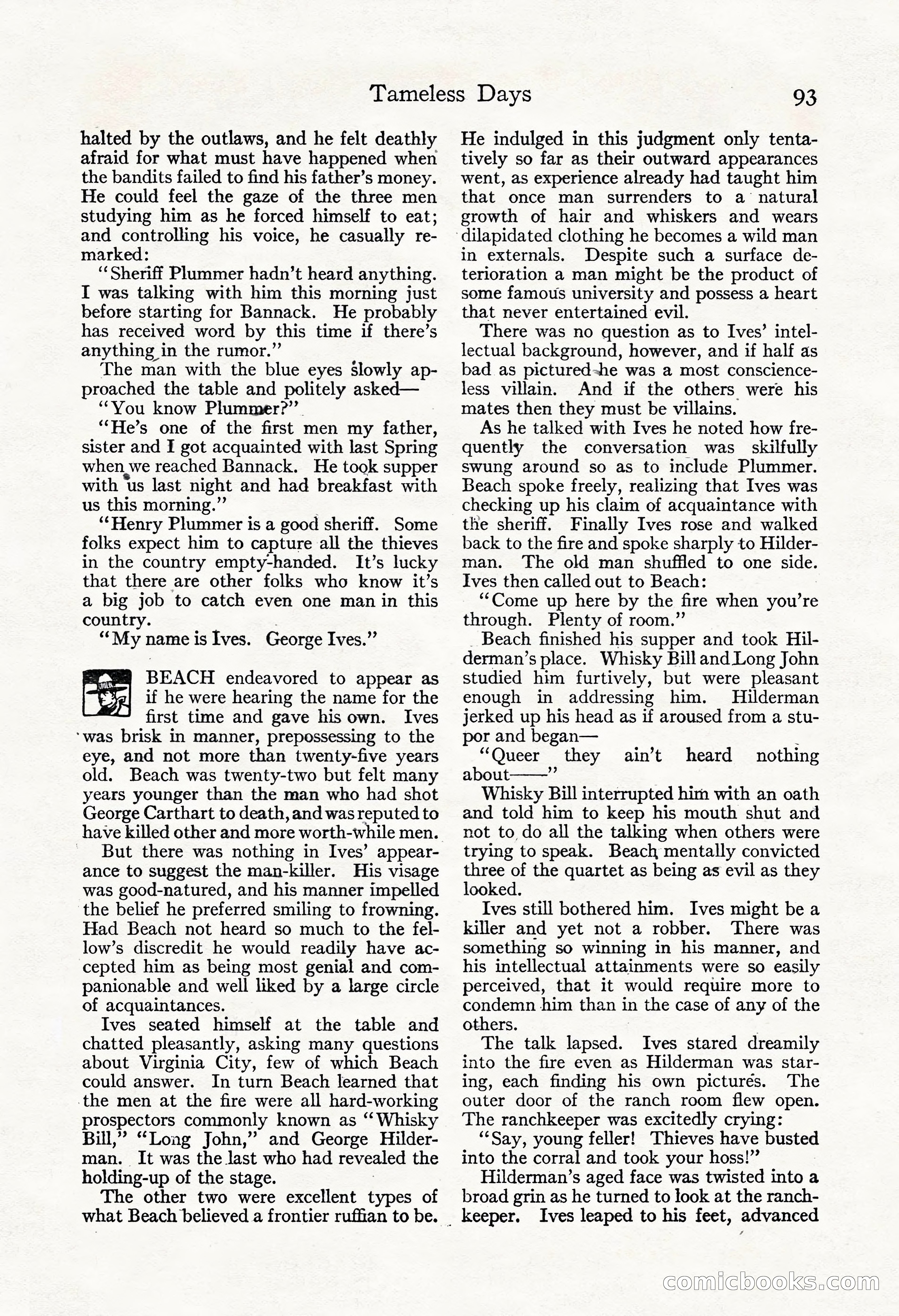 Adventure Magazine, November 30, 1922 — page 103 of 204
