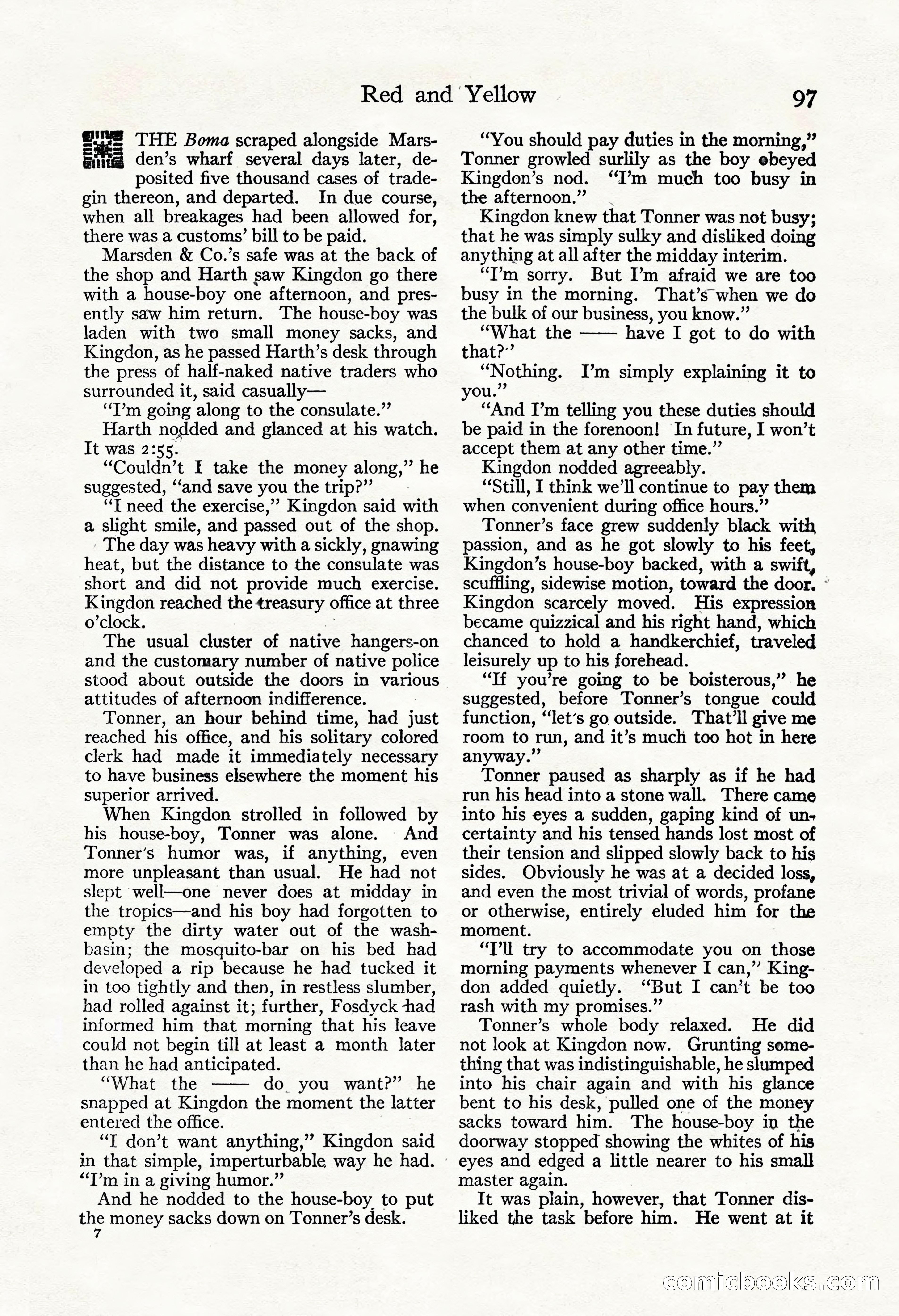 Adventure Magazine, November 30, 1922 — page 107 of 204