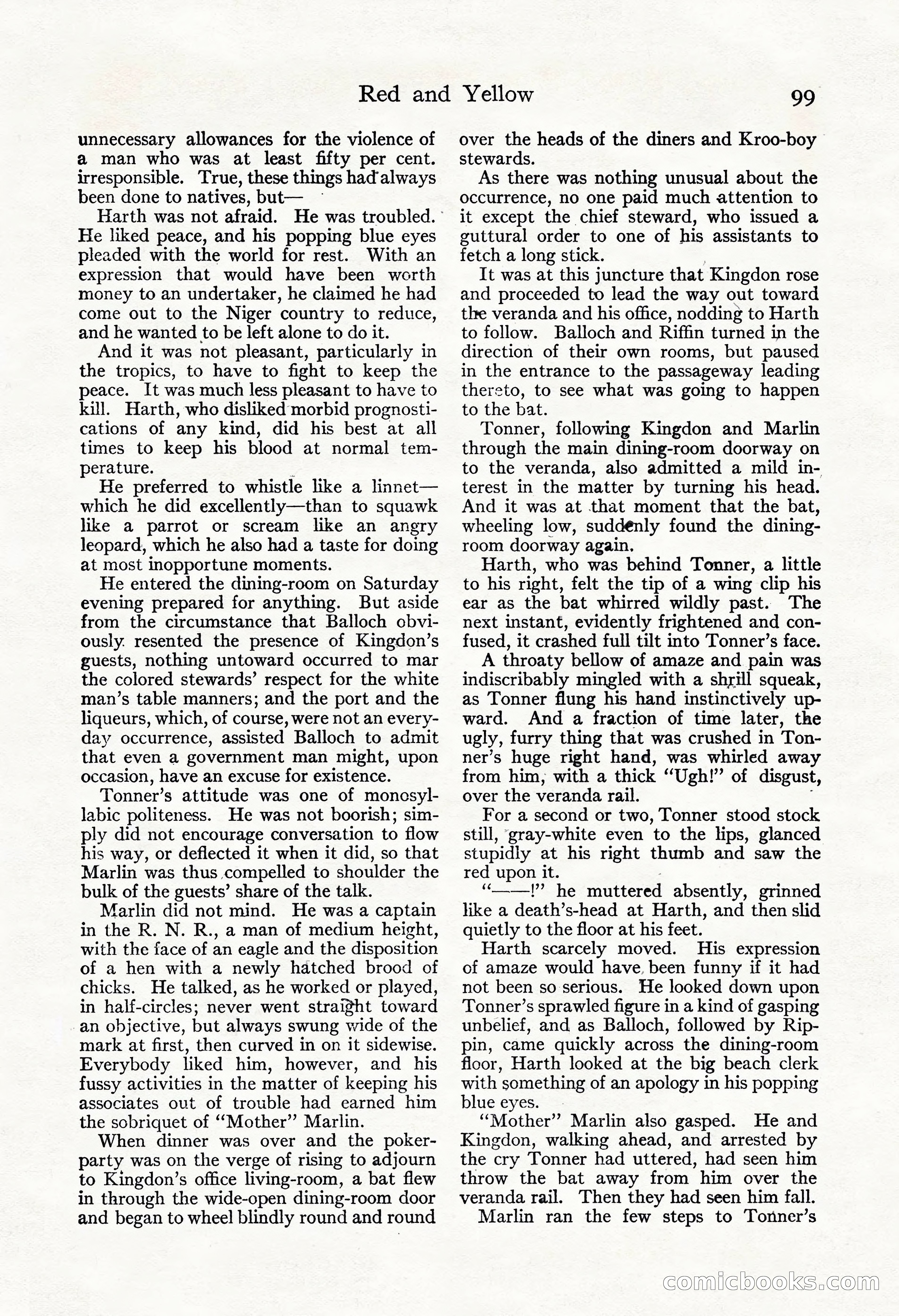 Adventure Magazine, November 30, 1922 — page 109 of 204