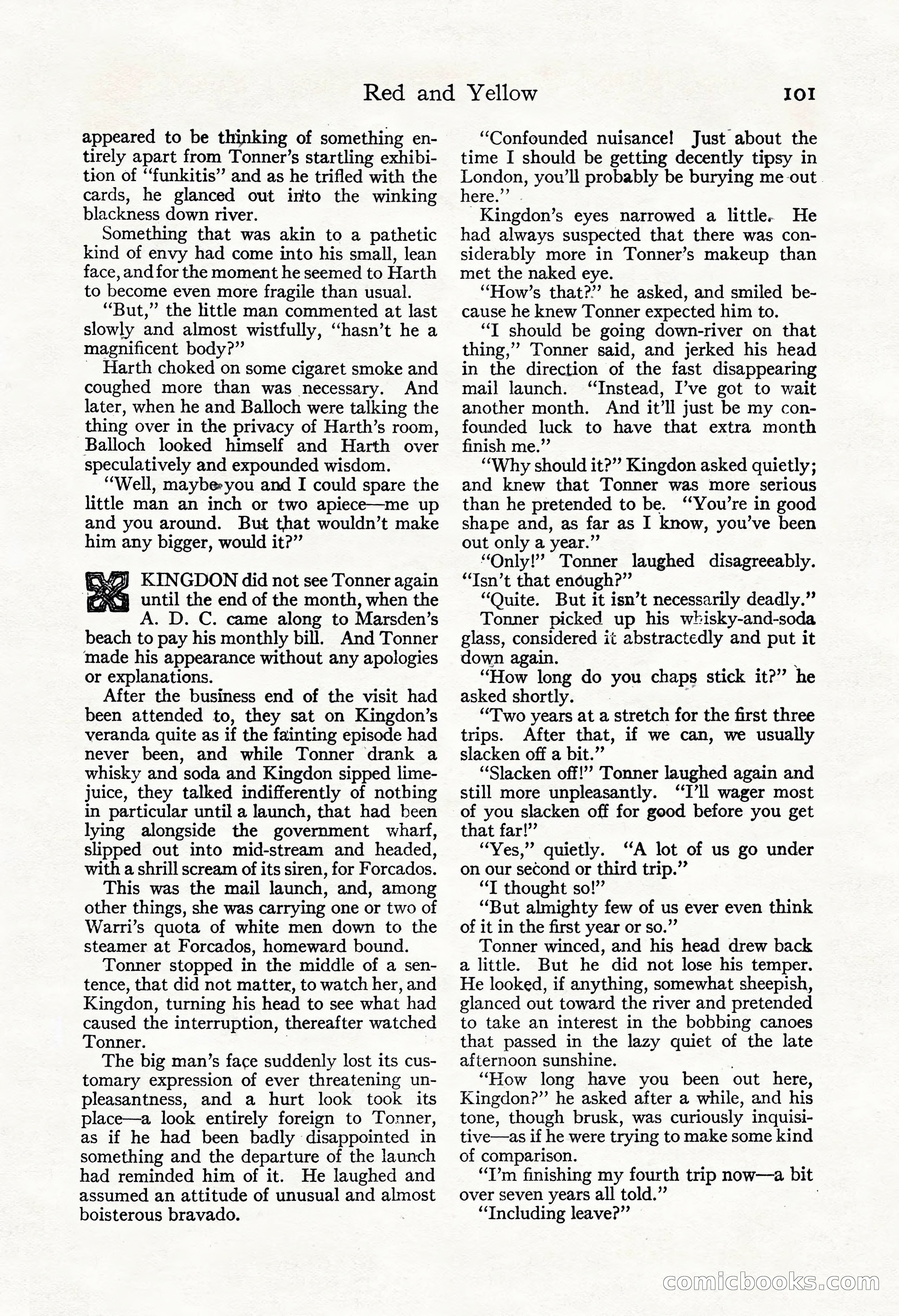 Adventure Magazine, November 30, 1922 — page 111 of 204