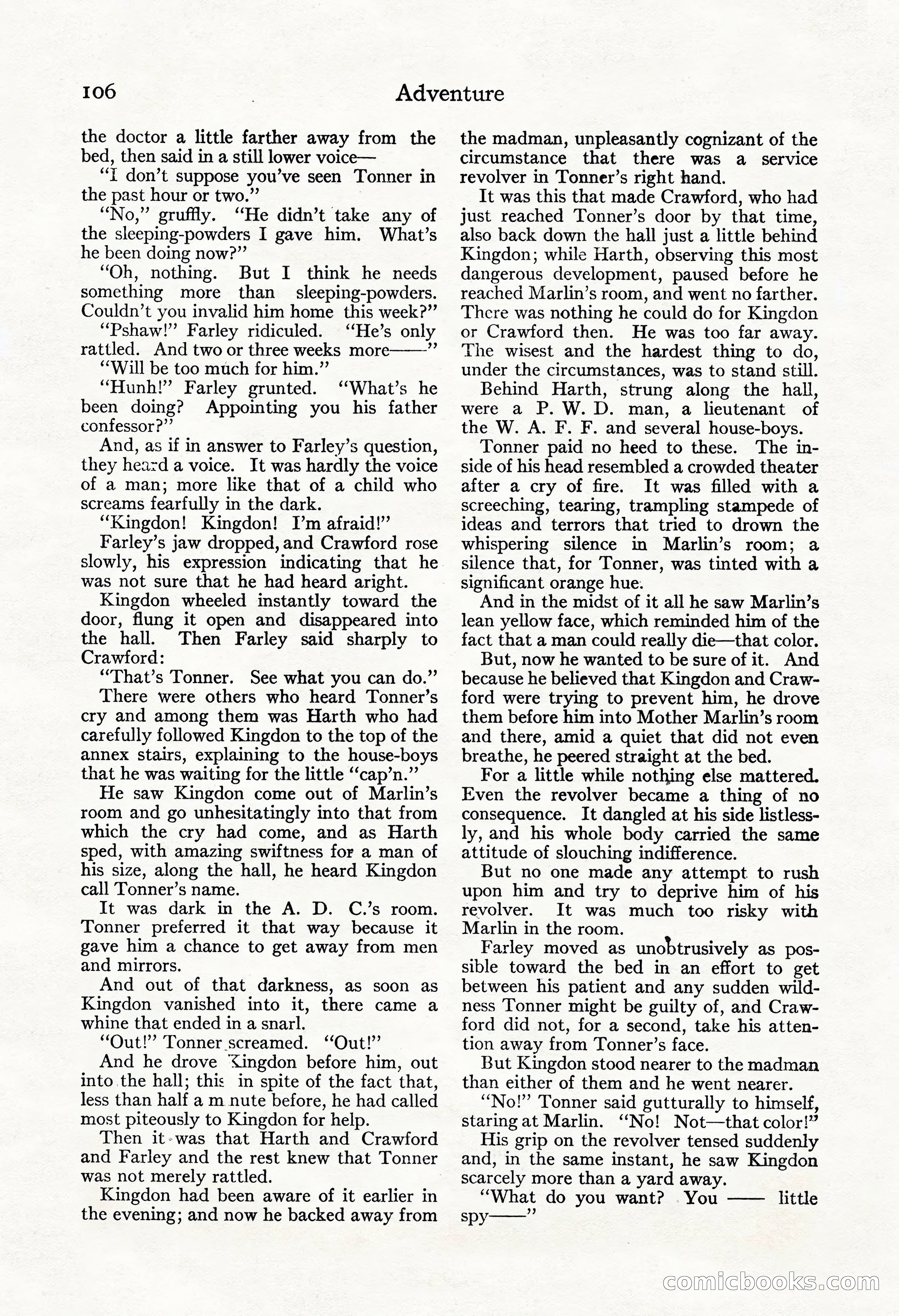 Adventure Magazine, November 30, 1922 — page 116 of 204