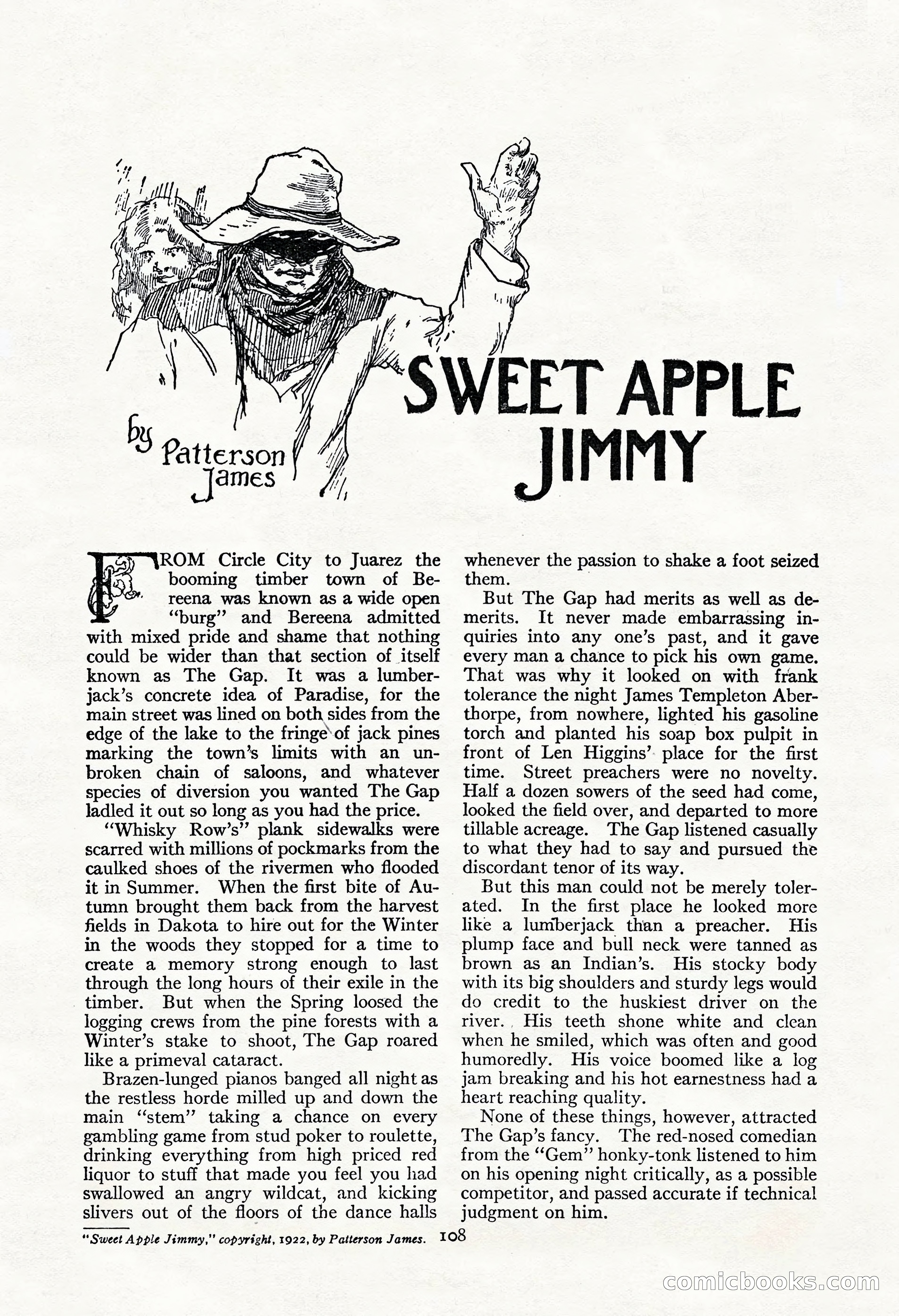 Adventure Magazine, November 30, 1922 — page 118 of 204