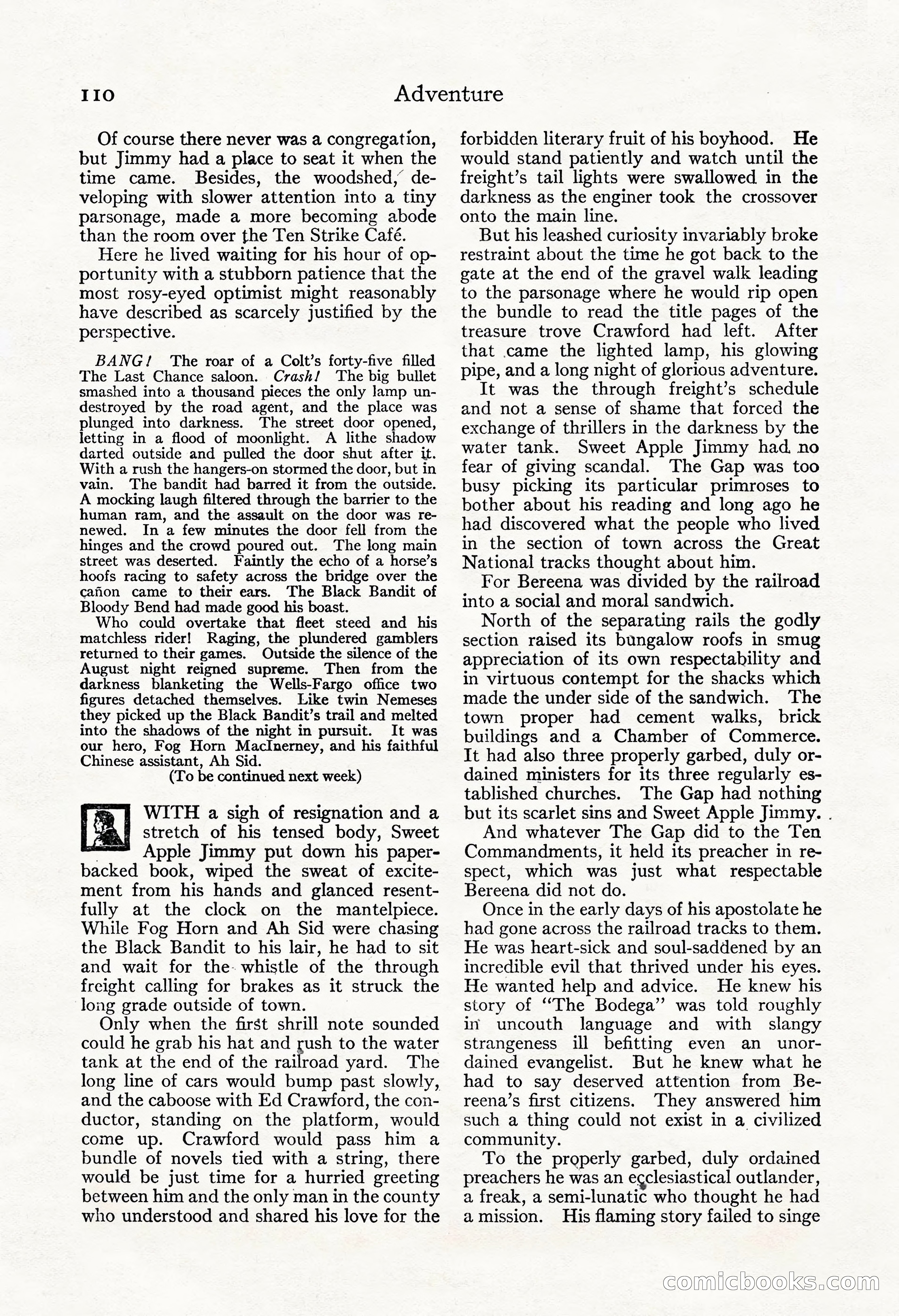 Adventure Magazine, November 30, 1922 — page 120 of 204