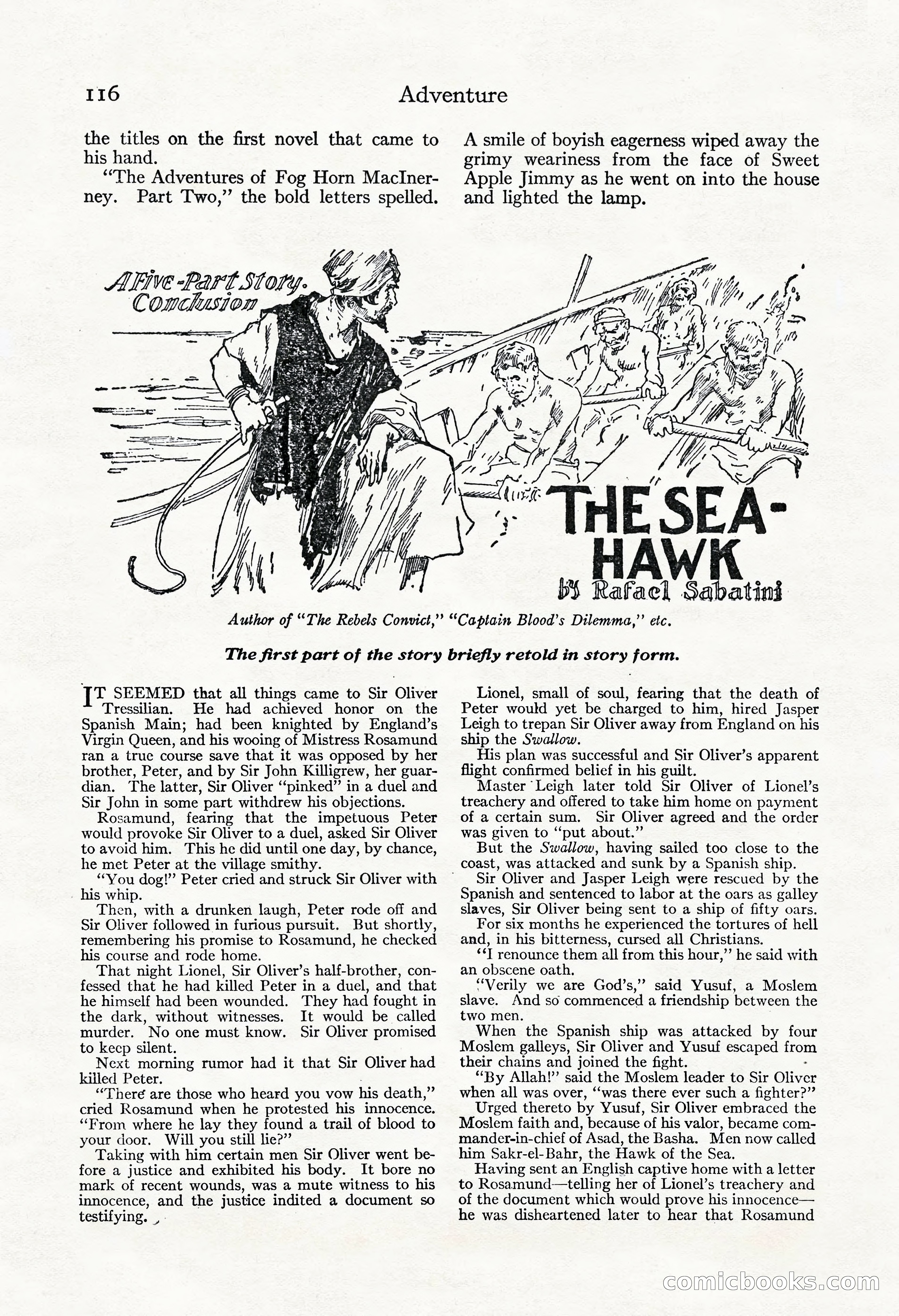 Adventure Magazine, November 30, 1922 — page 126 of 204