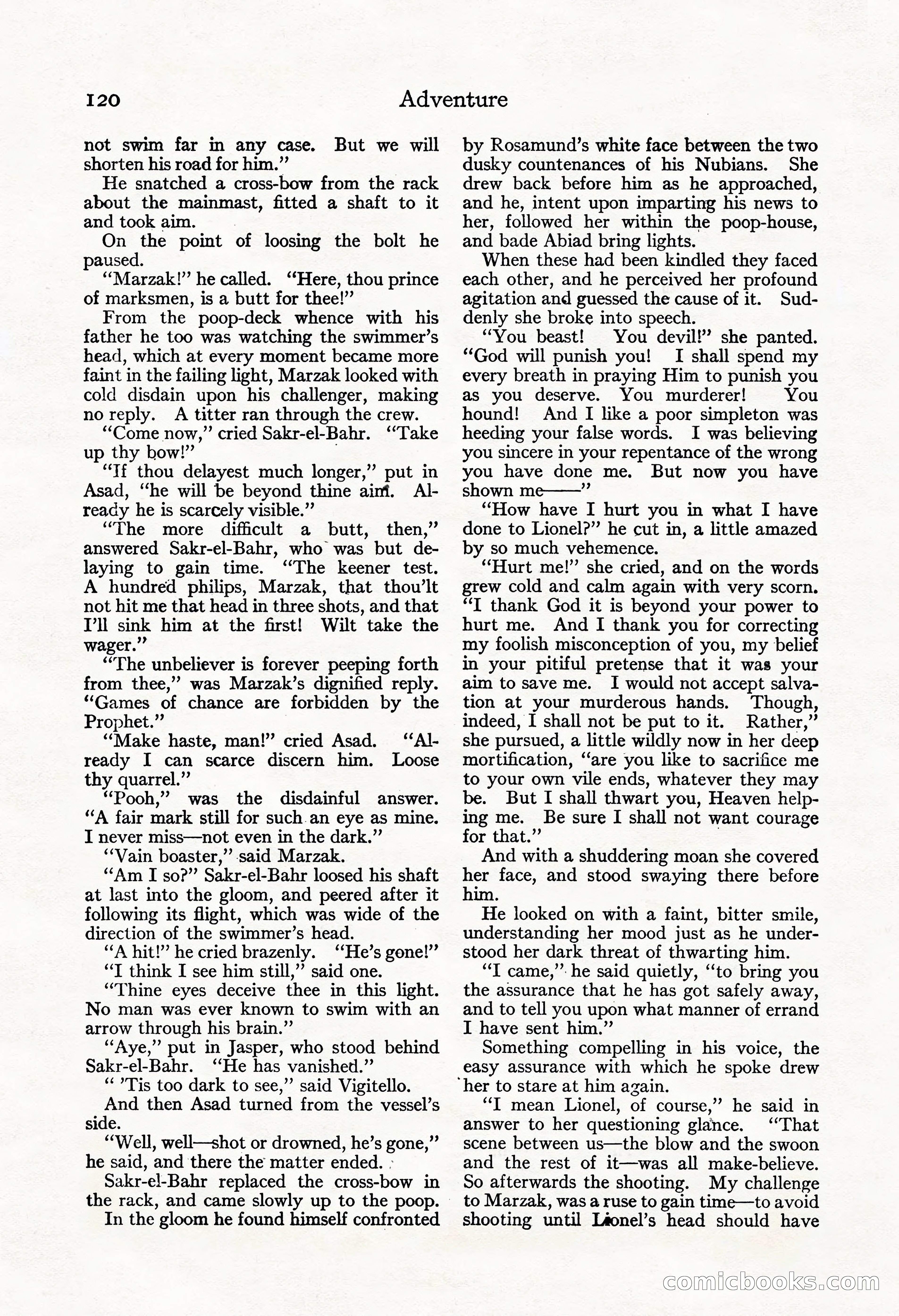 Adventure Magazine, November 30, 1922 — page 130 of 204